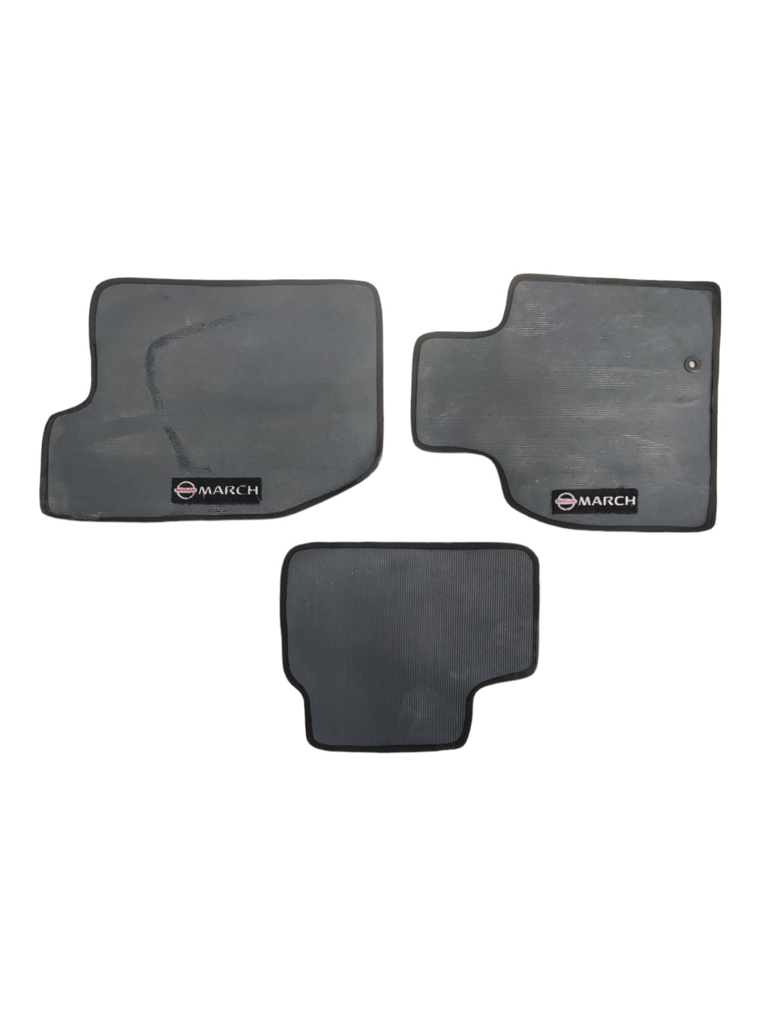 Kit De Tapetes Nissan March S 2014 Cinza 1