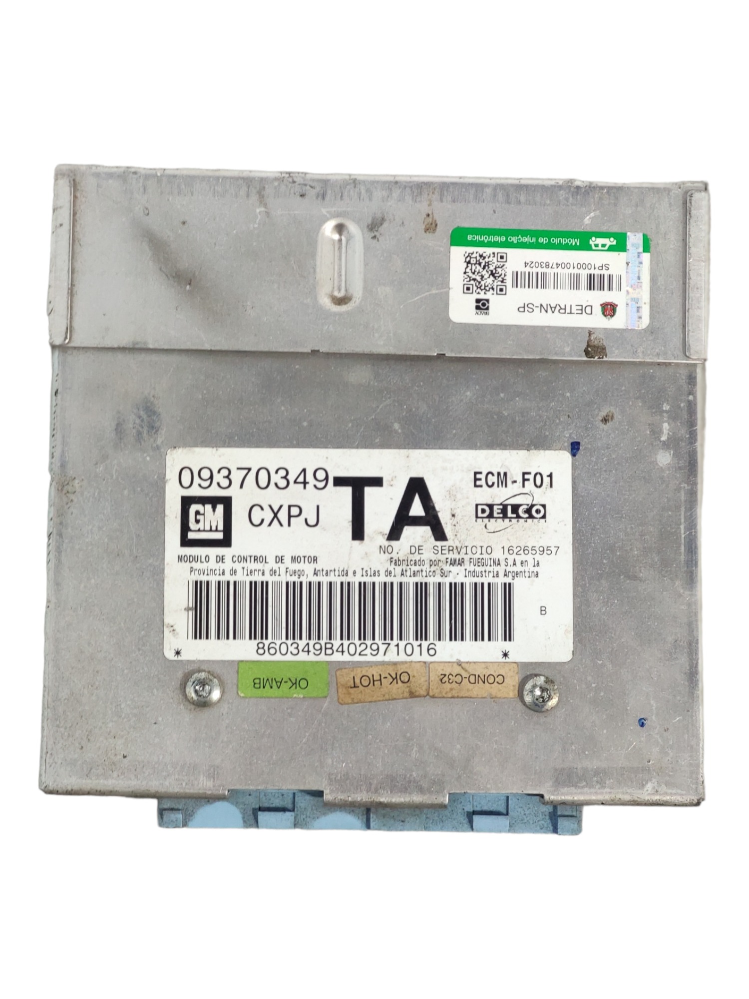 Modulo Injeção Eletrônica Gm Corsa Wind 2001 09370349 1