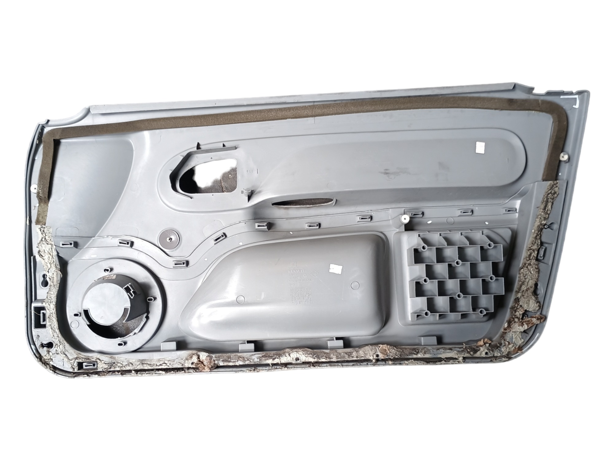 Forro Porta Dianteira Esquerda Renault Clio 1.0 2011 4865014 Cinza 2