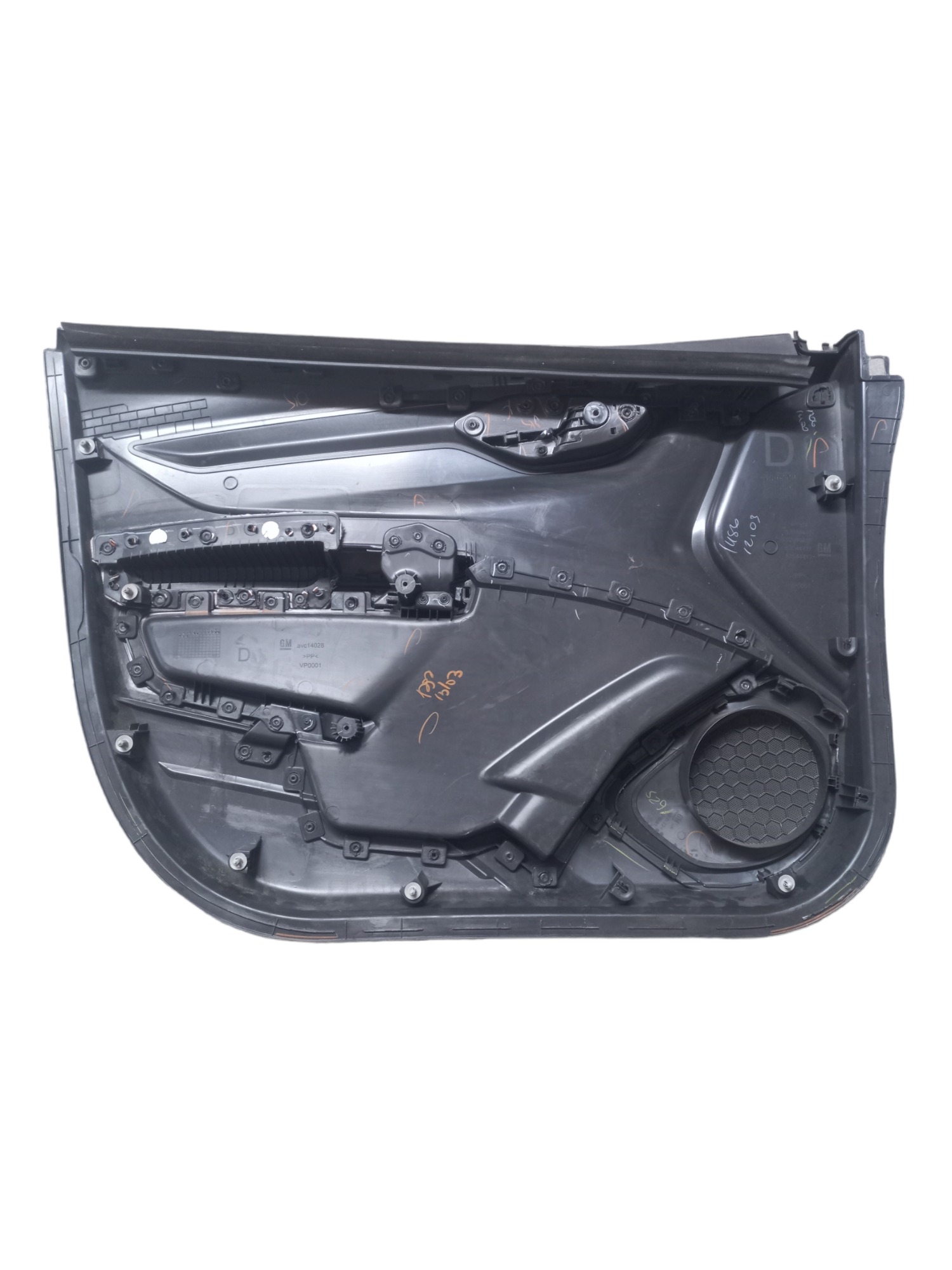 Forro Porta Dianteiro Direito Prisma Lt 1.0 2014 52044419 Preto 2