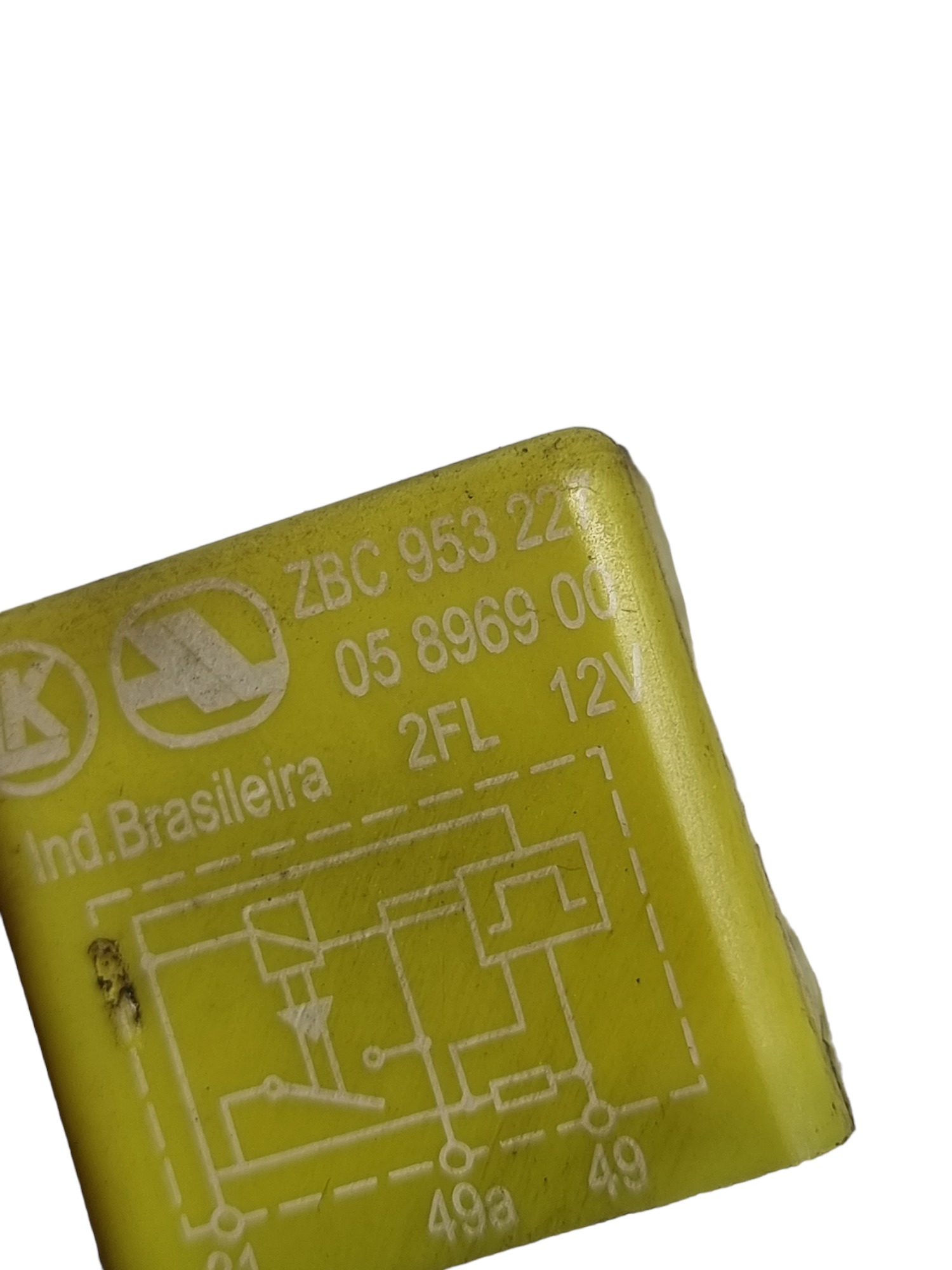 Relé Auxiliar Pisca Alerta Fox Trend 1.6 2013 Zbc953227 3