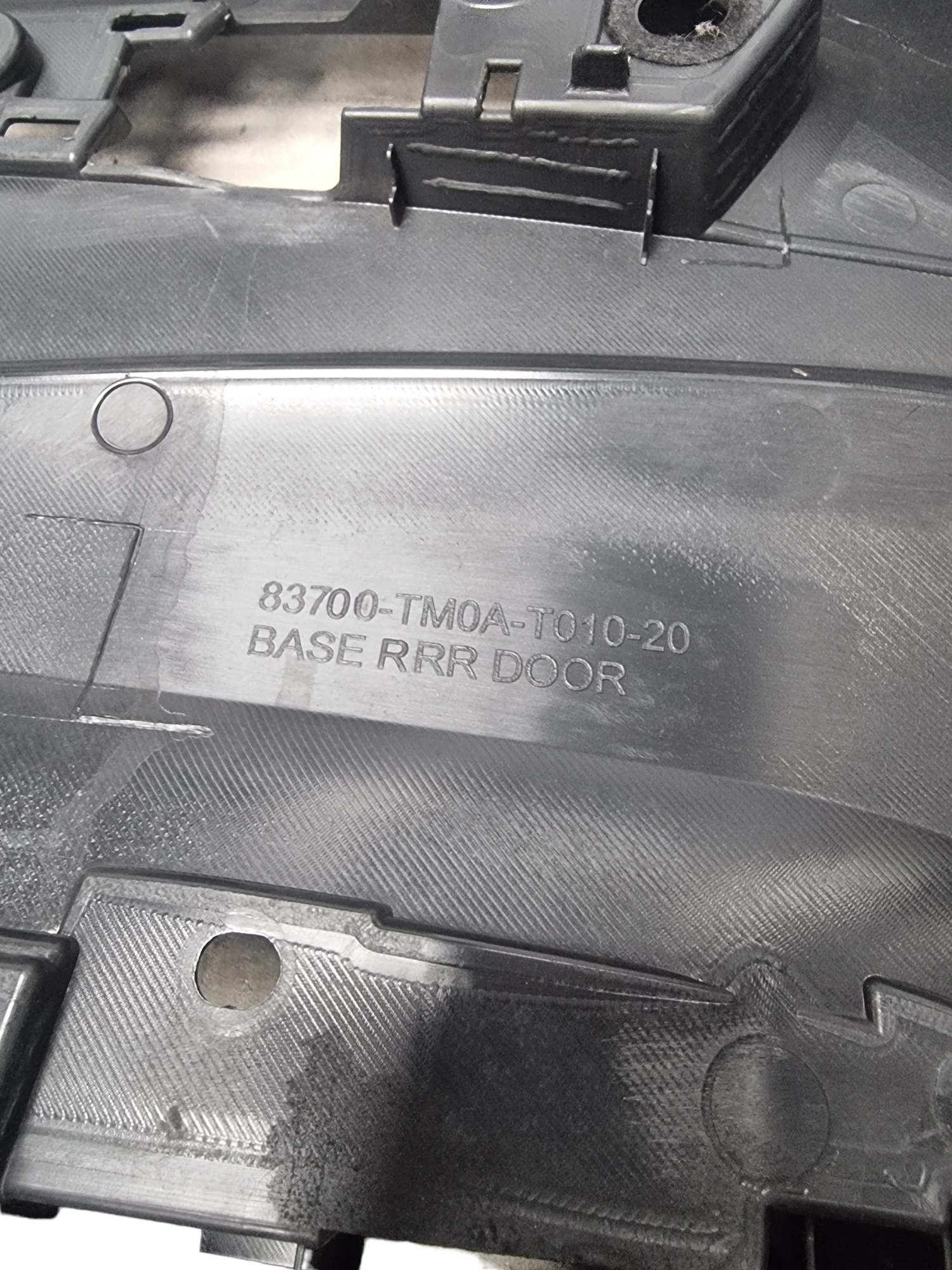 Forro De Porta Tras. Direito Honda City Dx 2012 83700tm0a 3