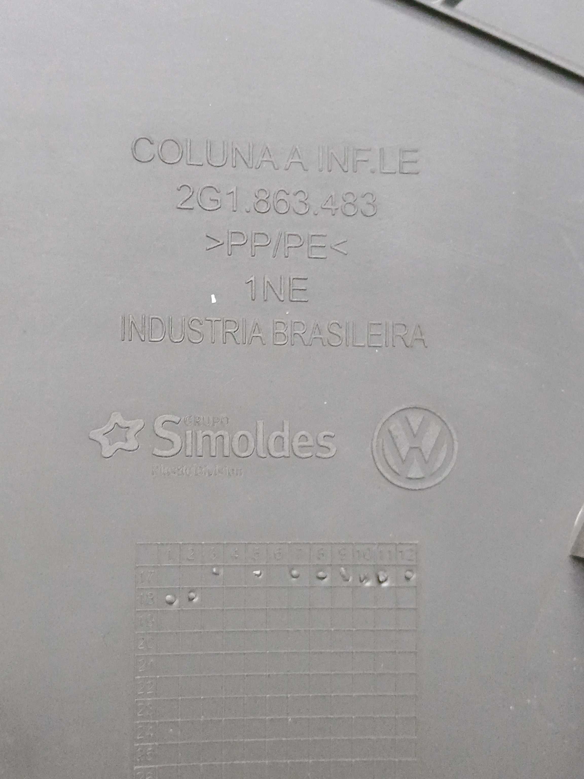 Cobertura Inferior Coluna Dian Esq Vw Virtus 2018 2g1863483 3