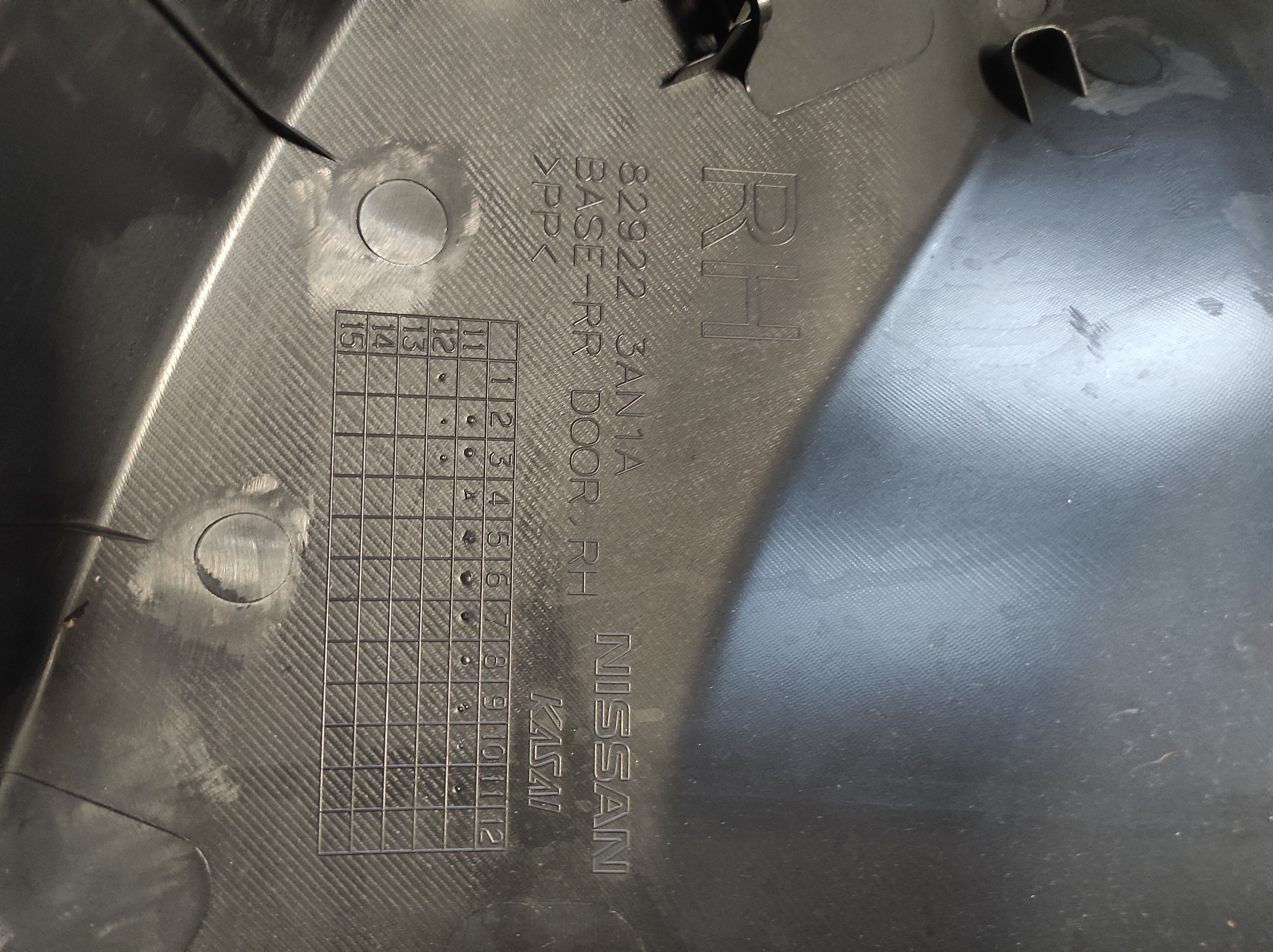 Forro Porta Traseira Direita Nissan Versa 2012 329223an1a Cinza 3