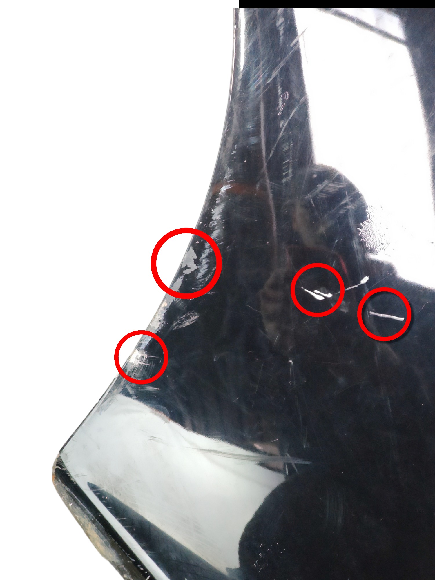 Porta Traseira Direita Honda Fit 2008 C/ Detalhes 3