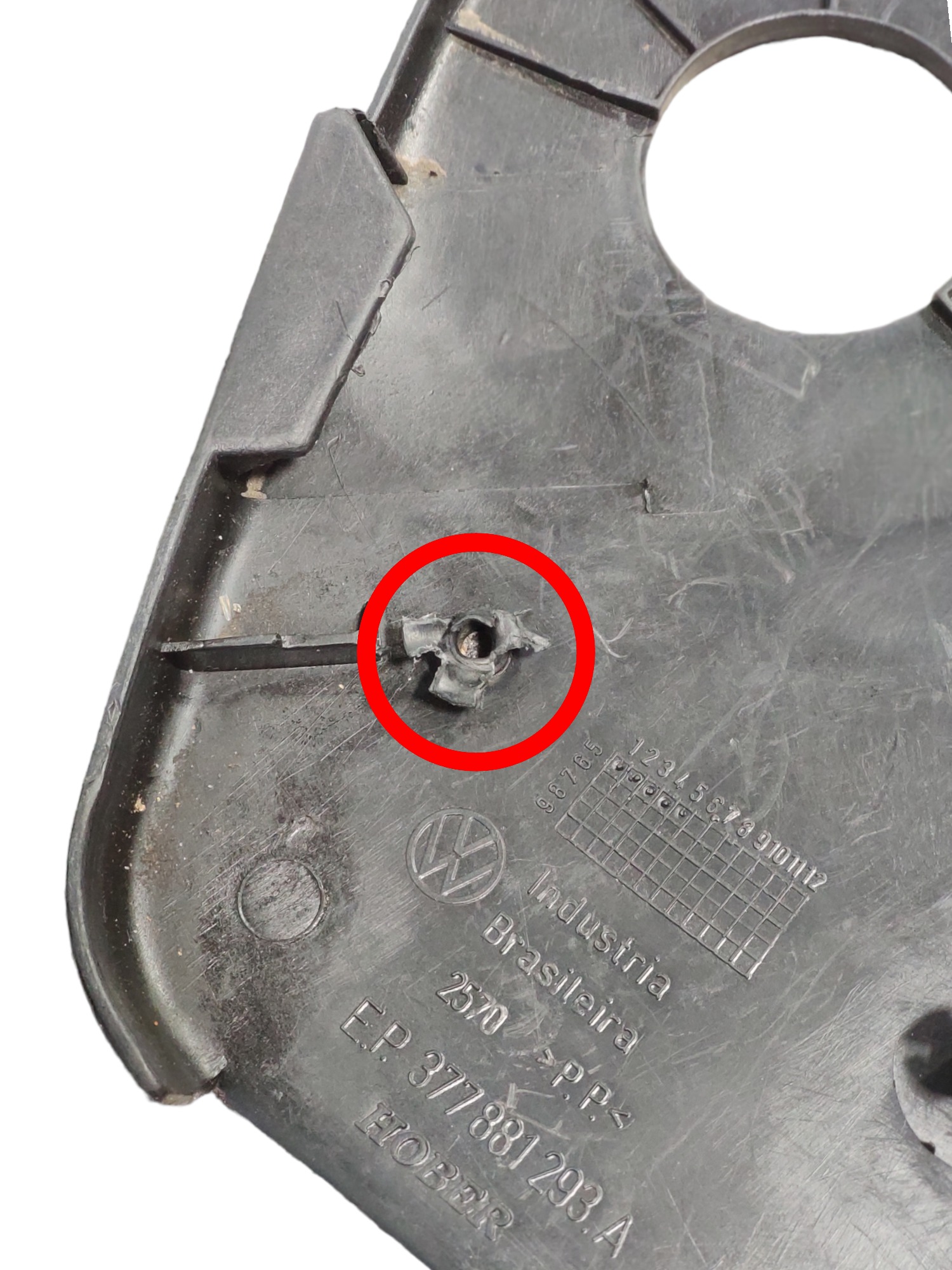 Moldura Banco Dianteiro Esquerdo Vw Gol G3 377881293a 3