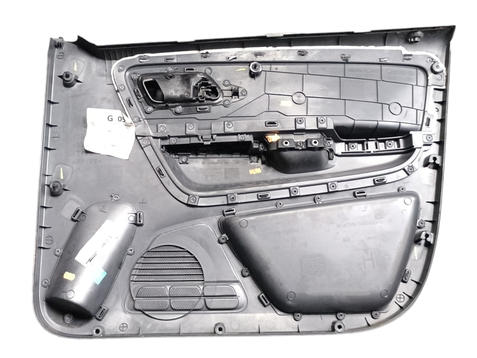Forro Porta Dianteira Esquerda Vw Spacefox 2018 5z4867131b Preto 2