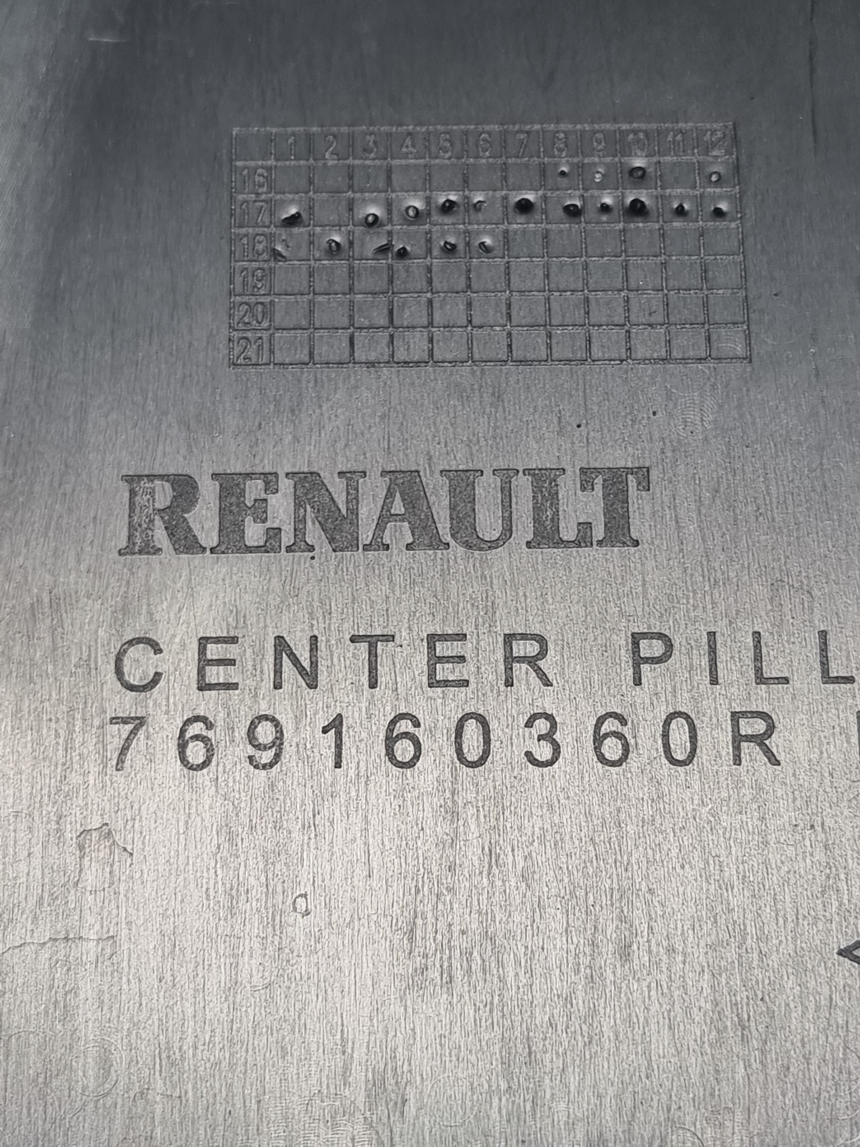 Acabamento Coluna Central Esq. Renault Kwid 2019 769160360 4