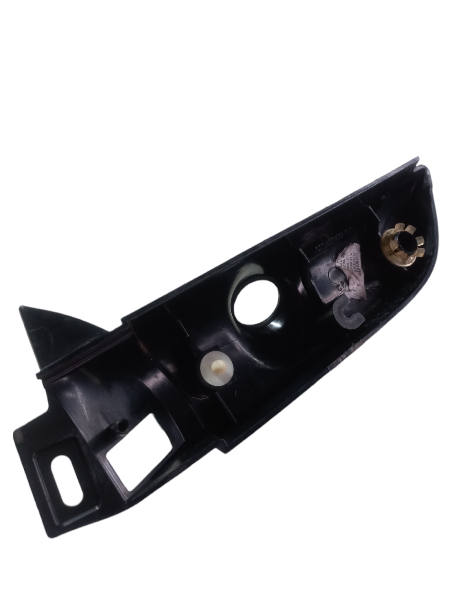 Acabamento Interno Retrovisor Direito Volkswagen Fox 2008 Preto 2