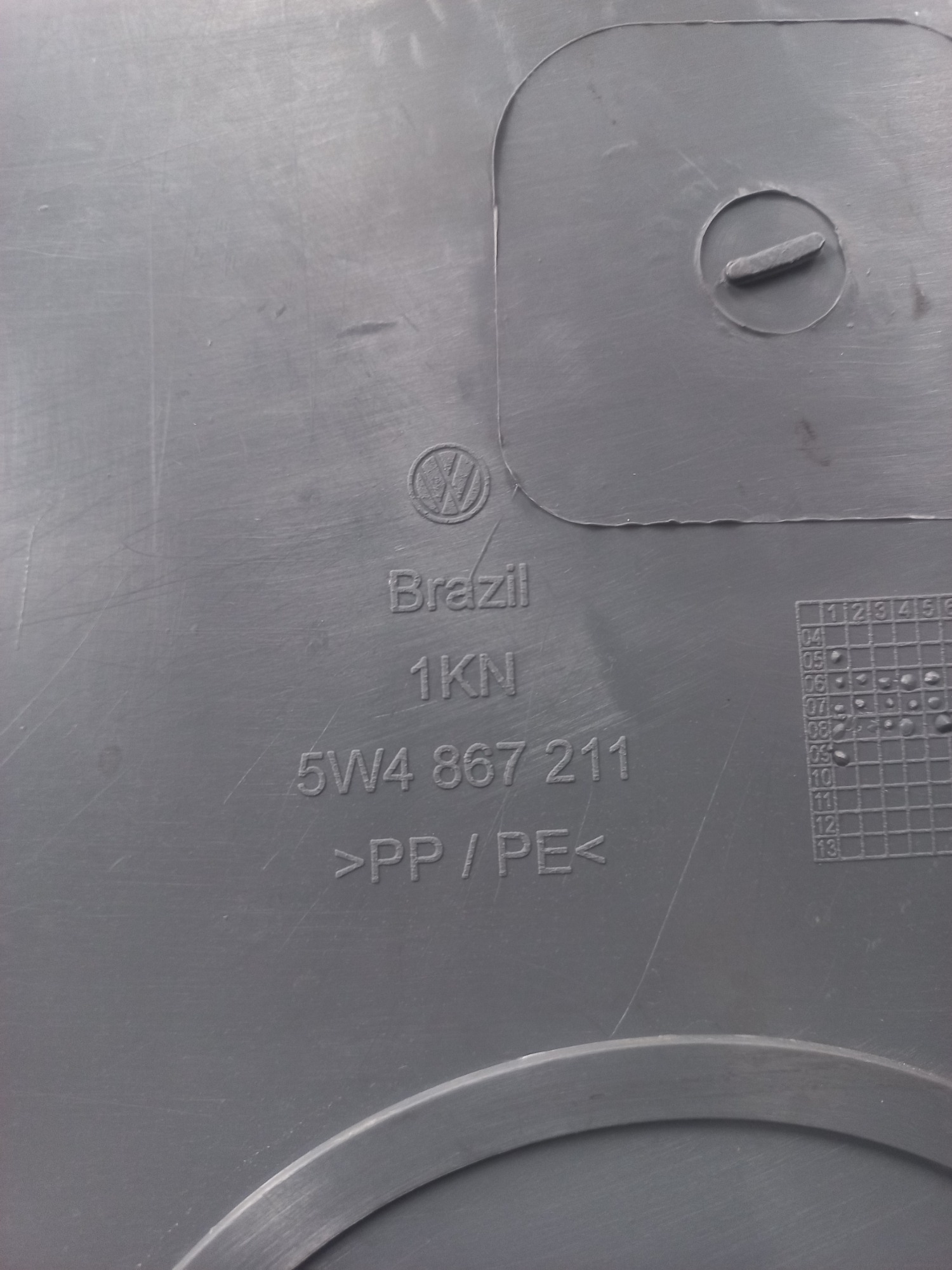 Forro De Porta Traseiro Esquerdo Vw Parati 2009 5w4867211 4