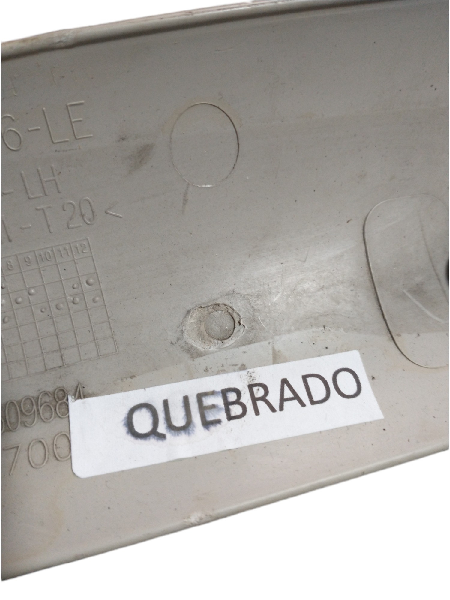 Moldura Esq Coluna Parabrisa Corsa Hatch Maxx 2008 24411996 A 5
