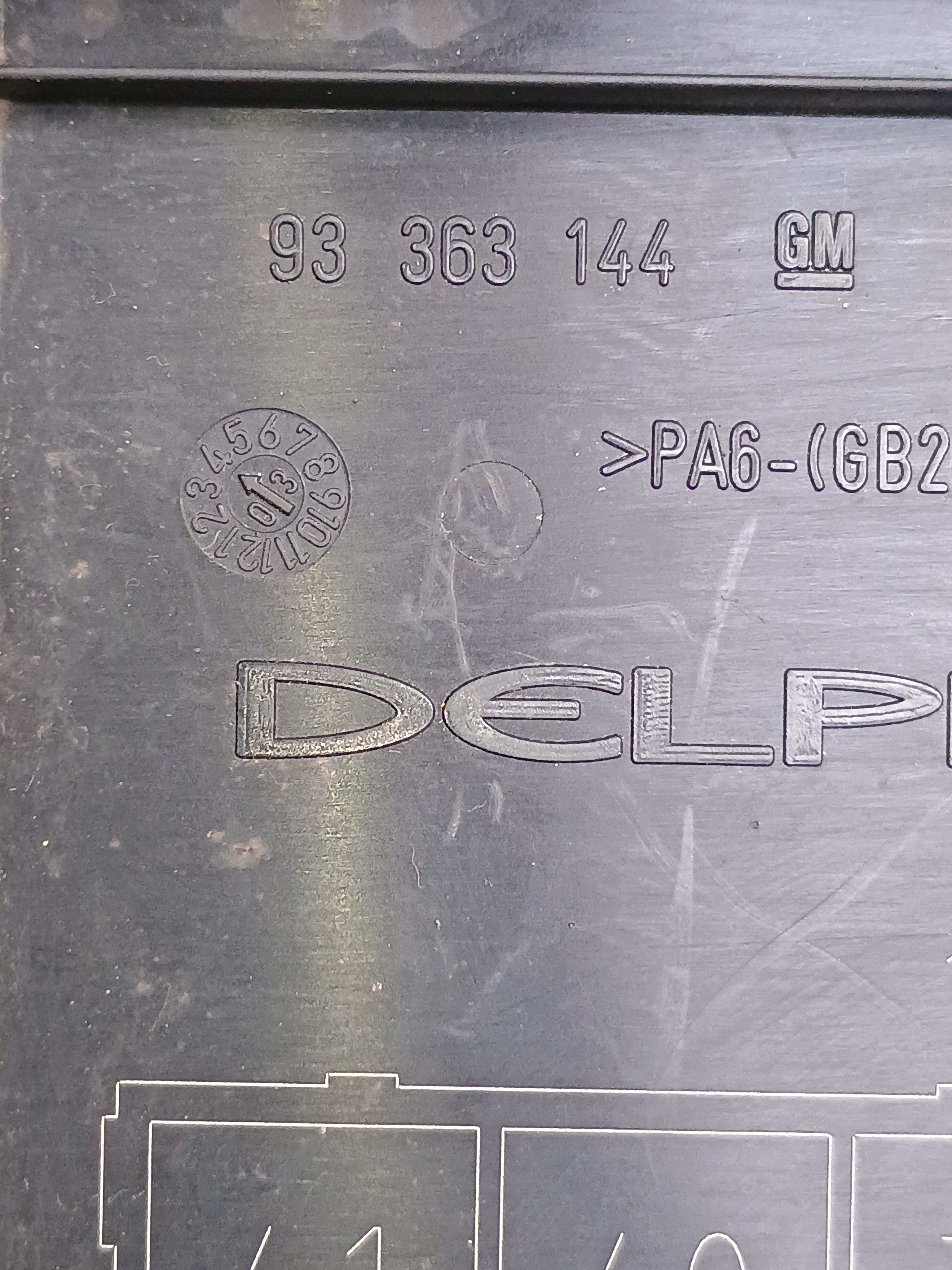 Tampa Caixa De Fusíveis Gm Meriva 2003 93363144 7
