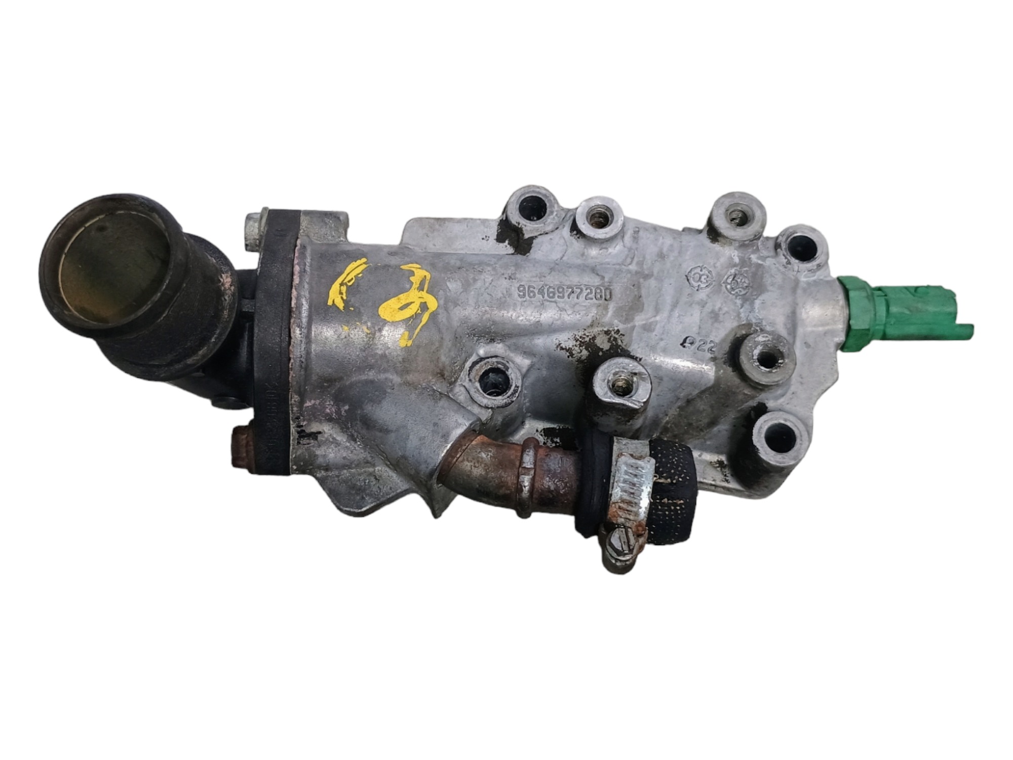 Carcaça Valvula Termostatica Citroen C3 Excl 1.6 16v 2004 1