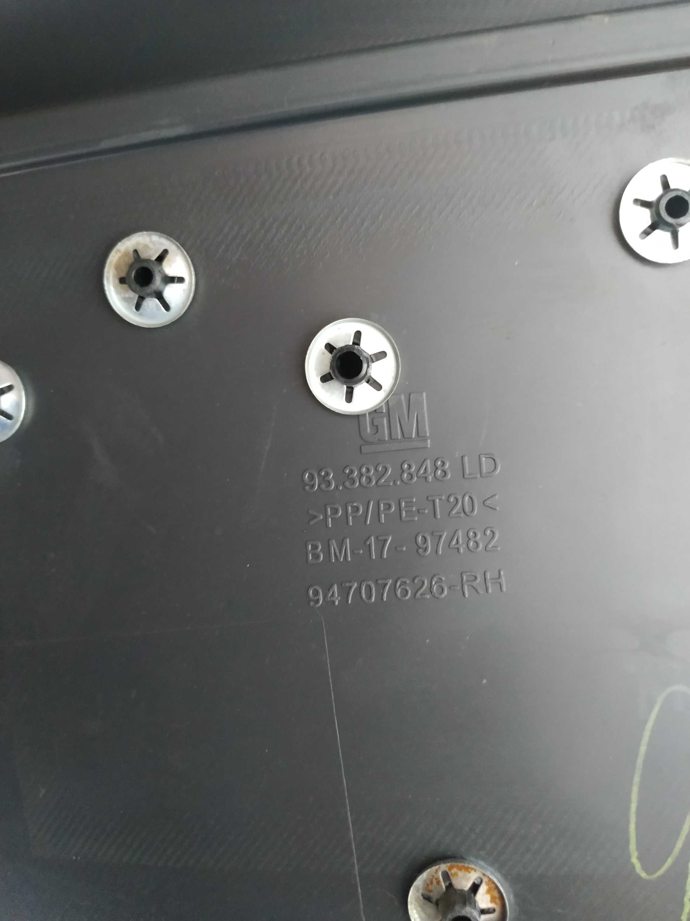 Forro Porta Dianteiro Direito Gm Celta 2008 Com Detalhe  Cinza 3