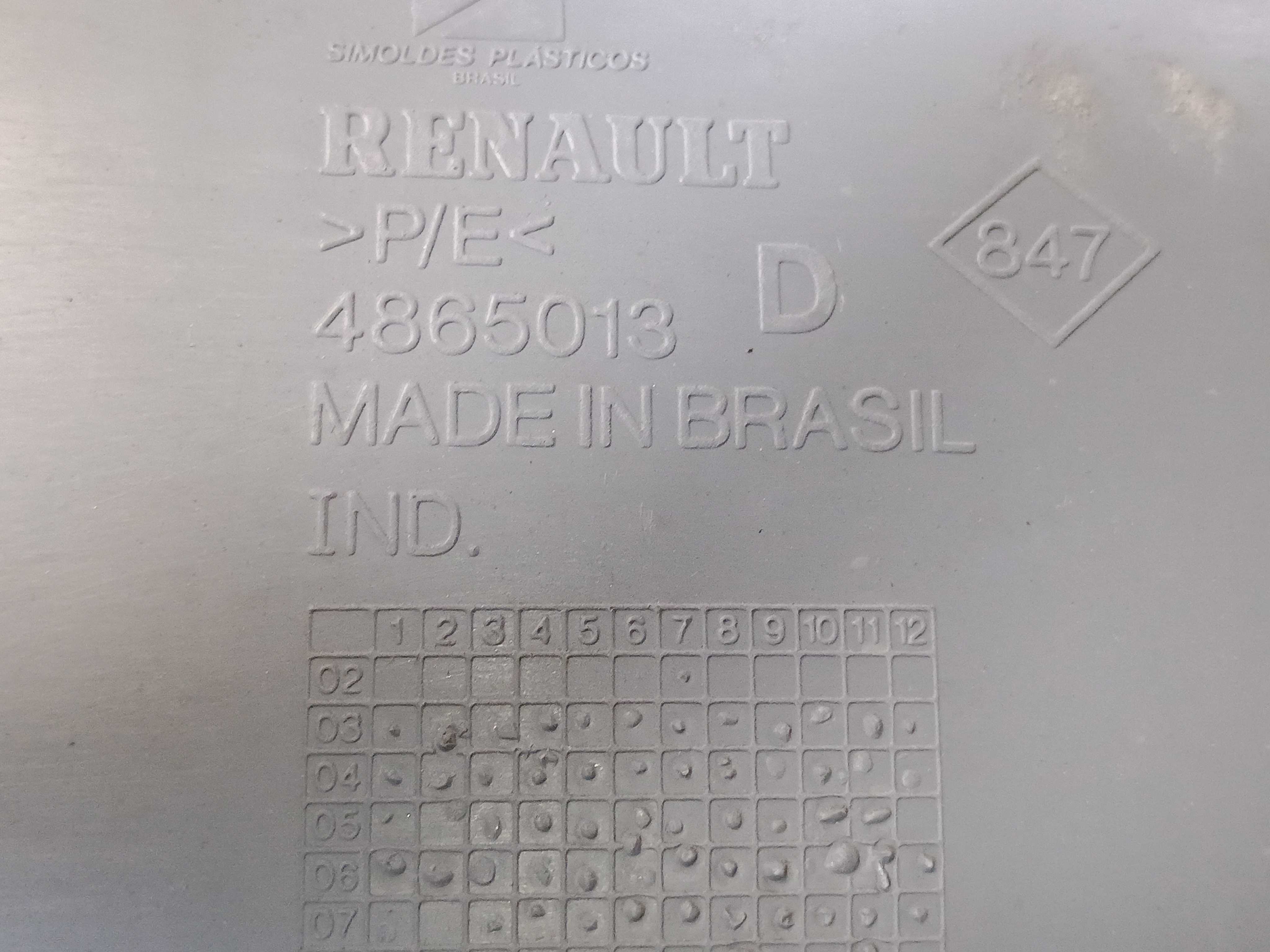 Forro Porta Dianteira Direita Renault Clio 1.0 2011 4865013 Cinza 3
