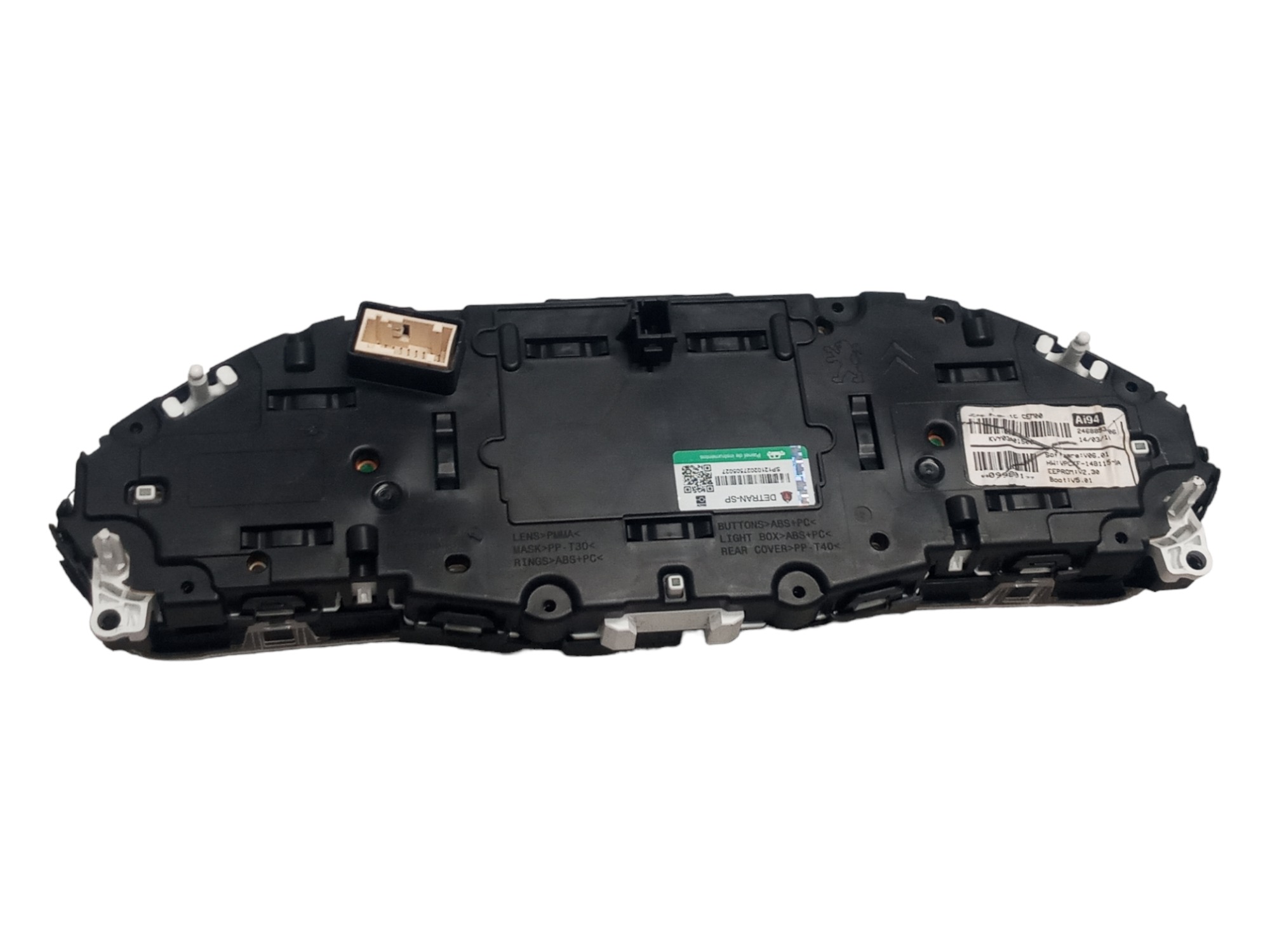 Painel De Instrumentos Peugeot 208 Griffe 1.6 16v 2017 Preto 4