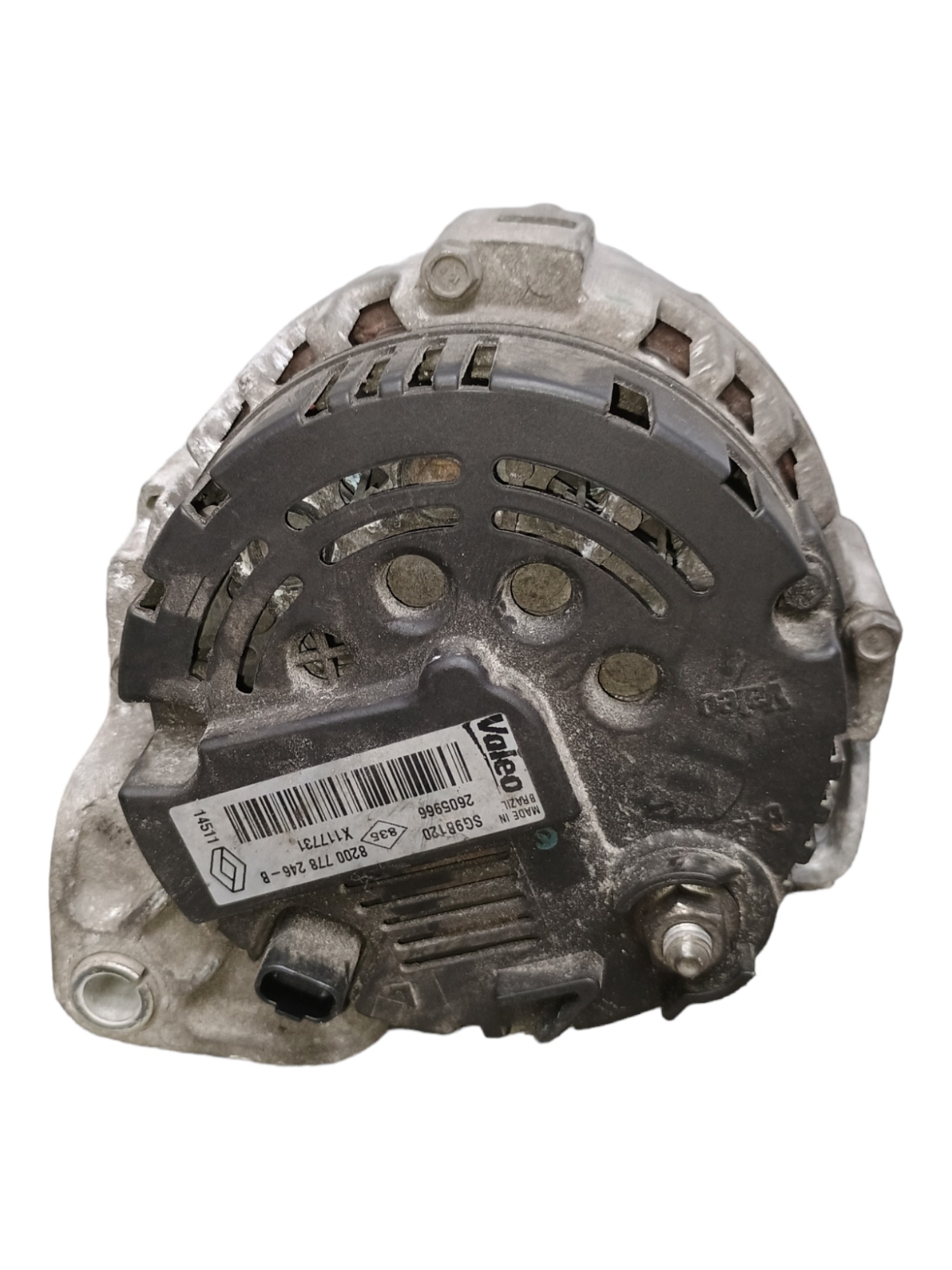 Alternador Renault Clio 1.0 16v 2011 8200778246 3