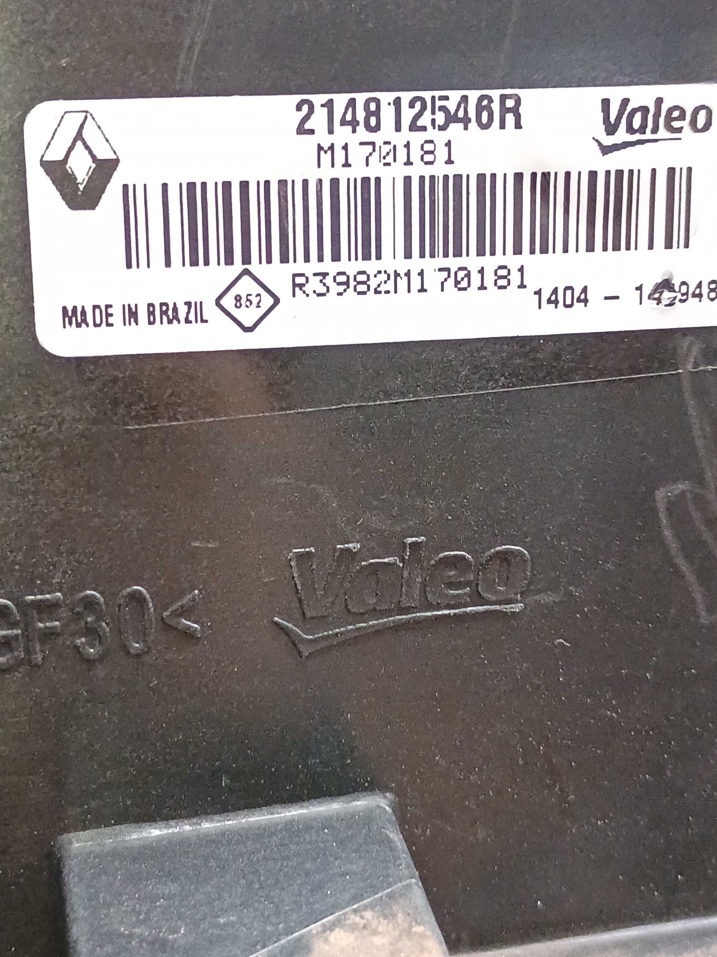 Defletor Ventoinha Renault Sandero 1.0 16v 2015 214812546r 3