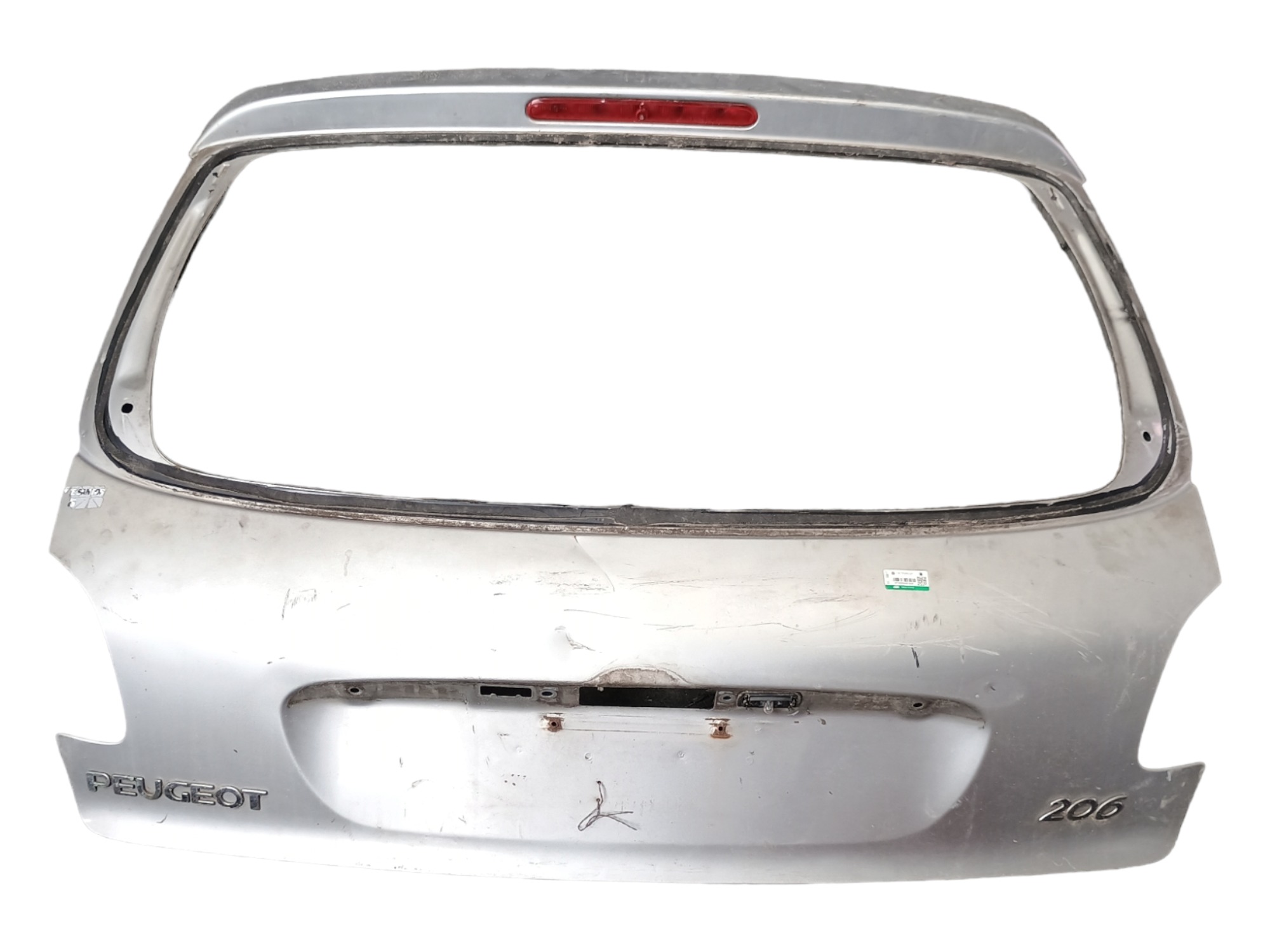 Tampa Traseira Peugeot 206 2009 Com Detalhes 3