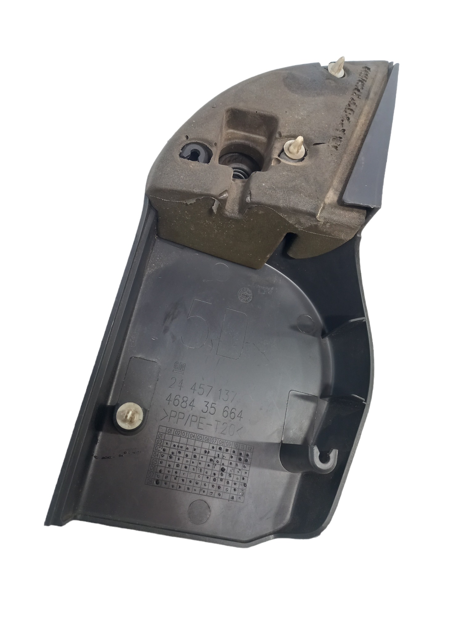 Acabamento Int Retrovisor Esquerdo Gm Corsa 2005 24457137 2