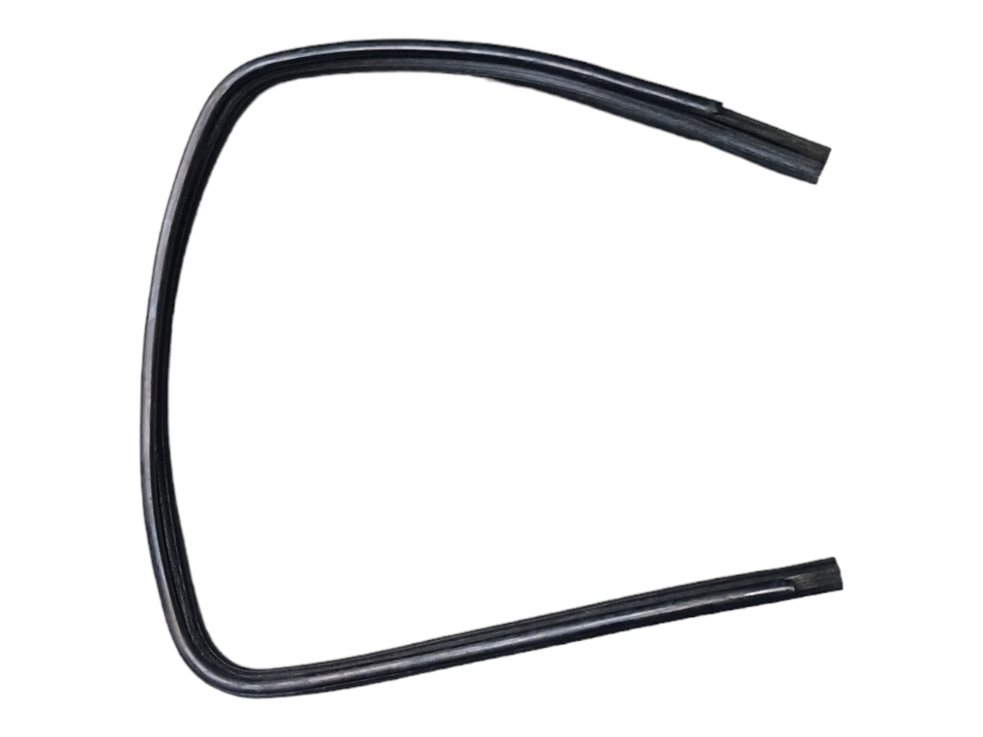 Borracha Guia Vidro Porta Tras Esq Citroen C3 Excl 1.6 2004 Preto 2