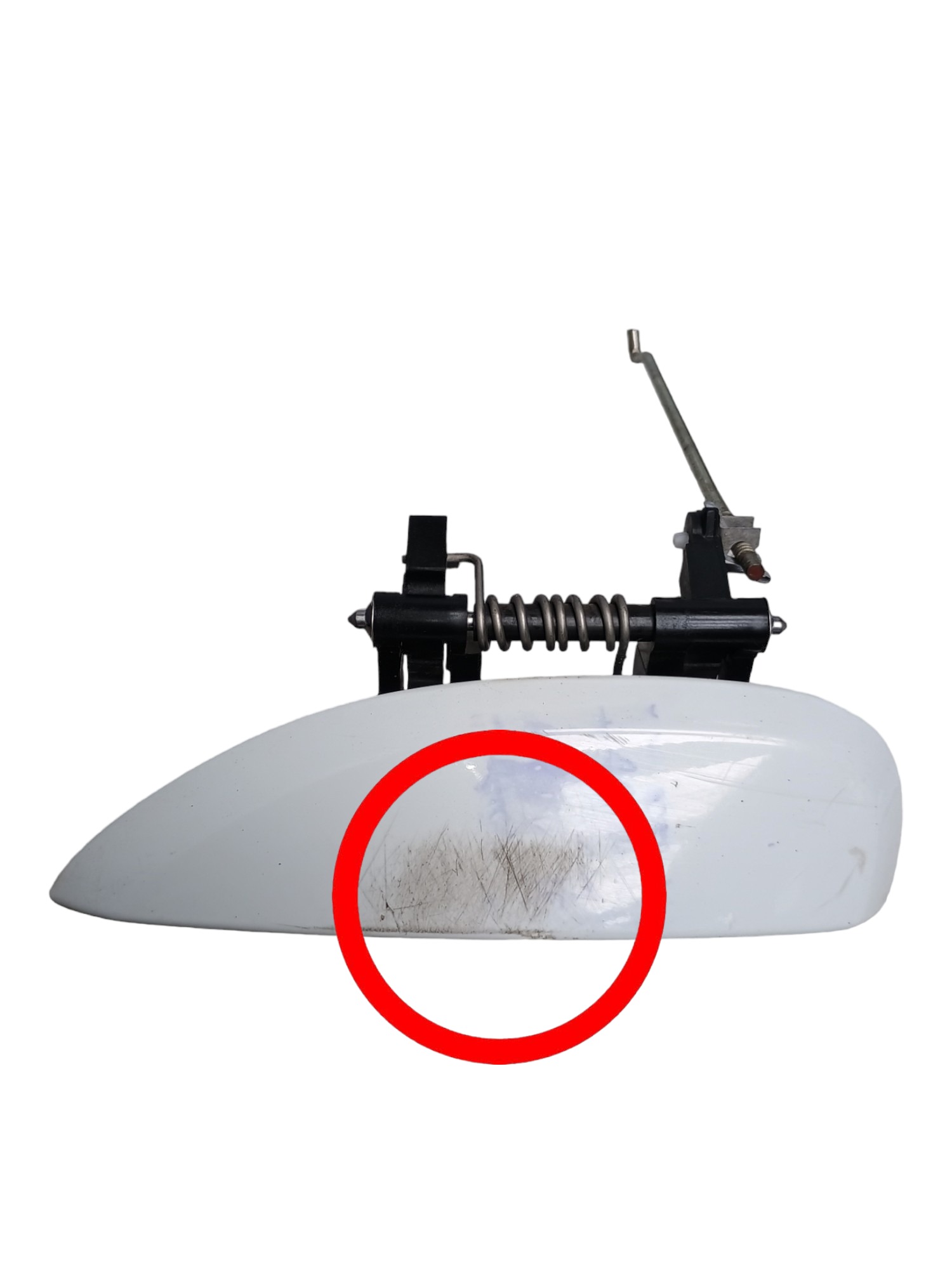 Maçaneta Externa Tras Esq Renault Sandero 2015 C/detalhe  Branco Traseira 3