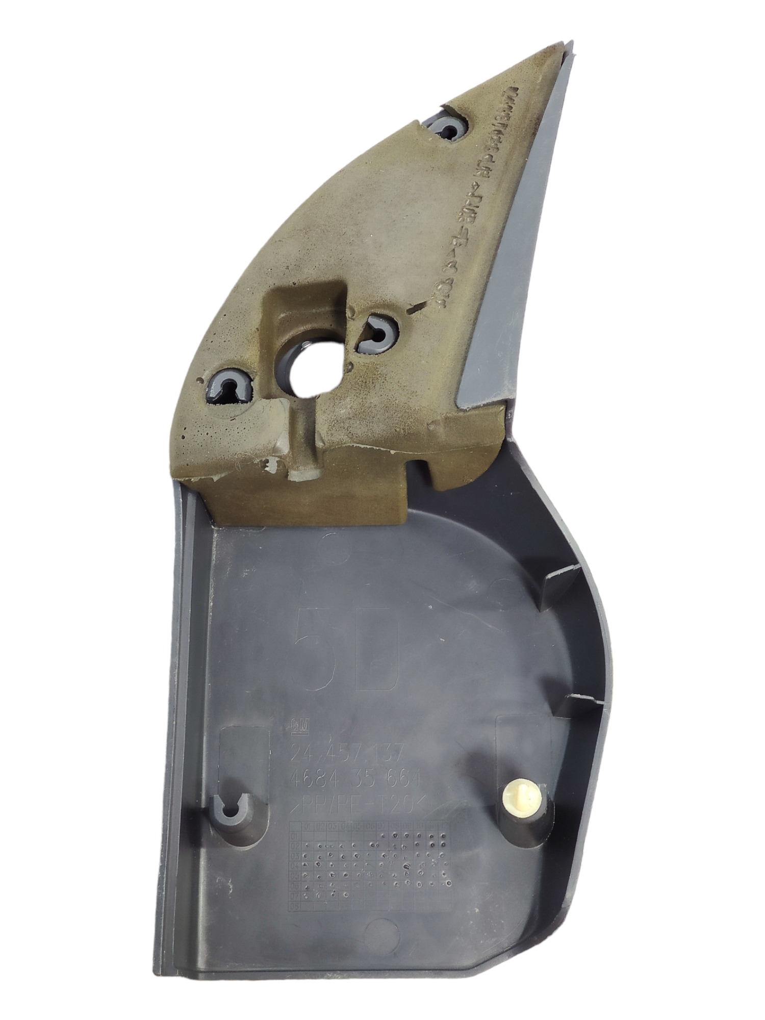 Moldura Interna Retrovisor Esquerdo Gm Corsa 2009 24457137 2