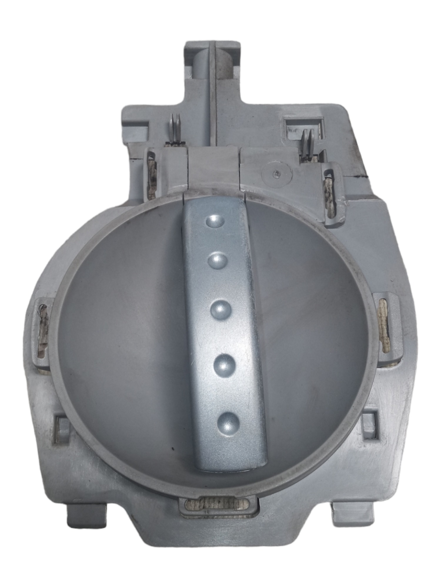Maçaneta Interna Porta Dian Esq Citroen C3 Excl 1.6 16v 2004 Prata Dianteira 3