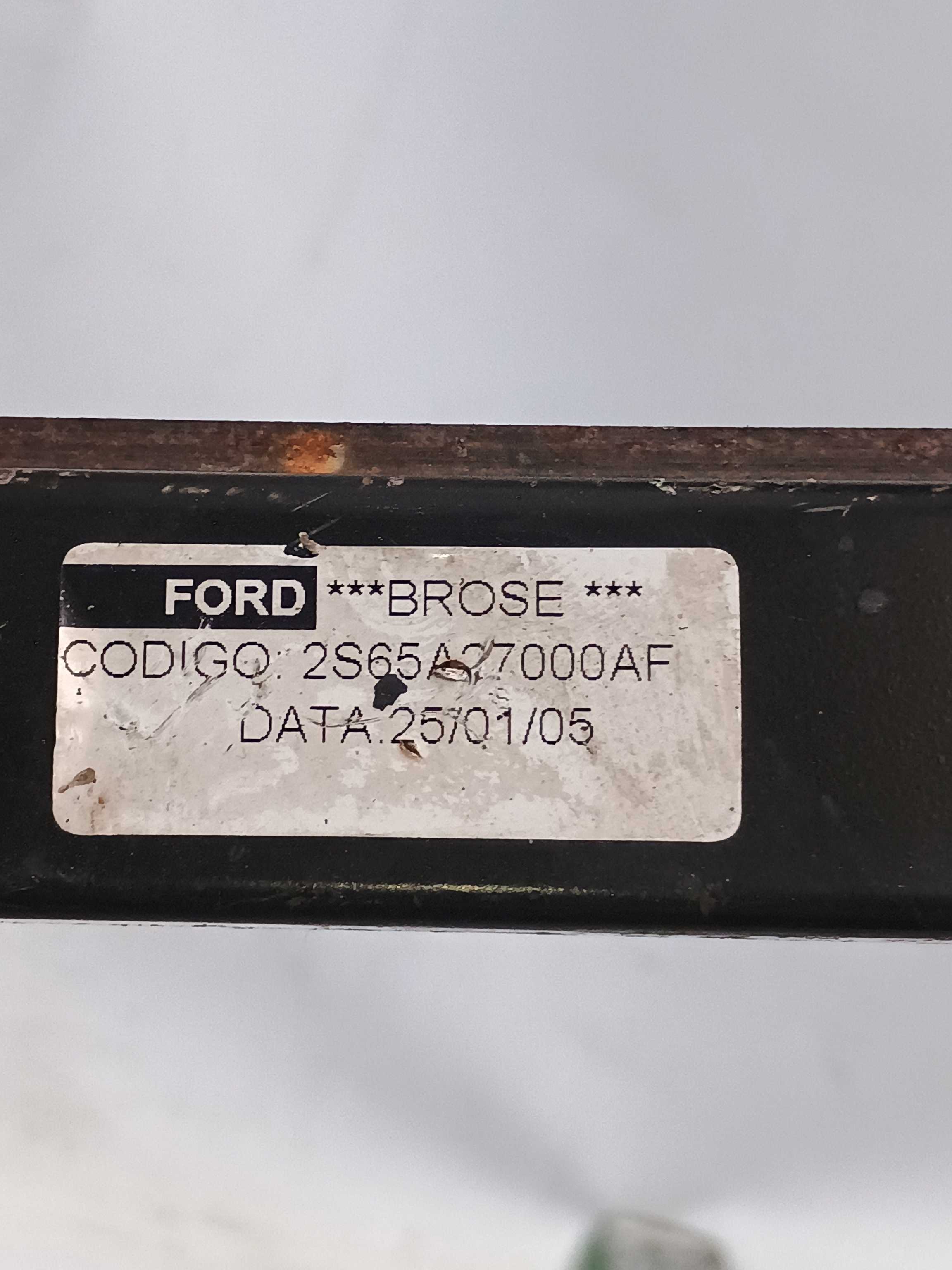 Máquina Vidro Manual Traseiro Direito Ford Fiesta 2004 3