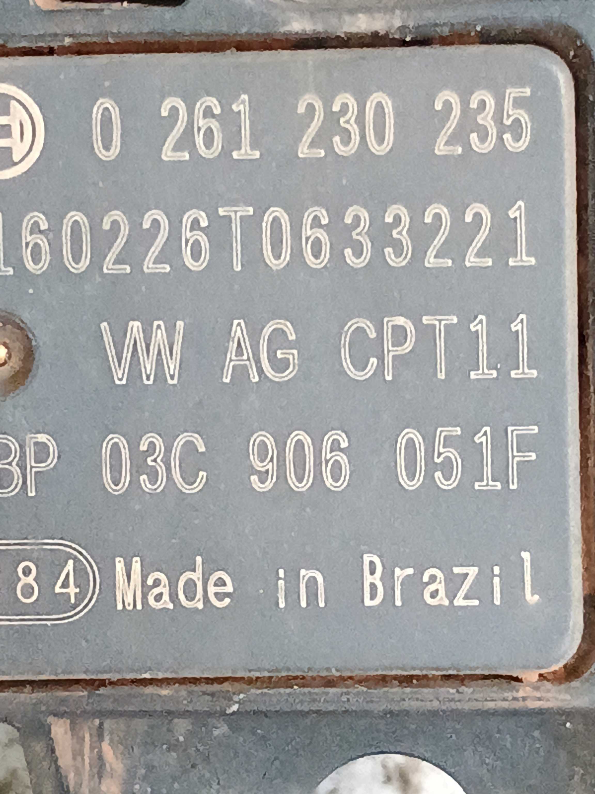 Sensor Map Vw Fox 2017 0261230235 4