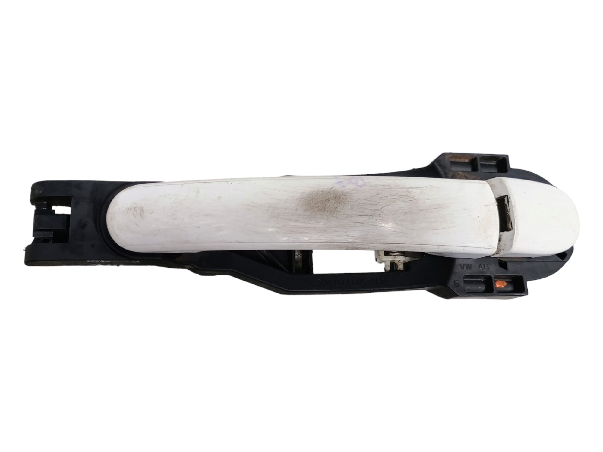 Maçaneta Externa Traseira Direita Vw Fox 2017 C/detalhe  Branco Traseira