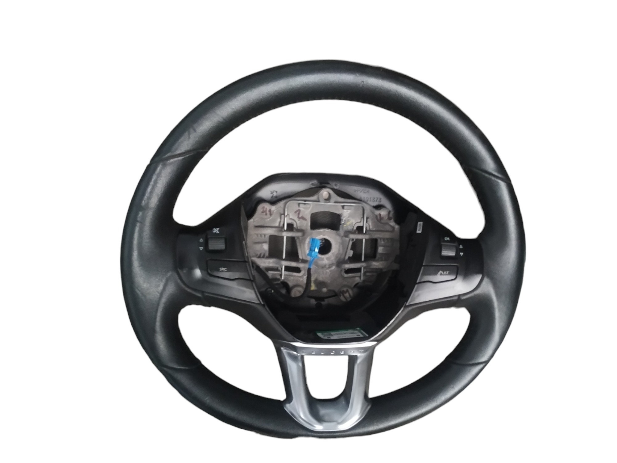 Volante Direção Peugeot 208 2017 Cinza