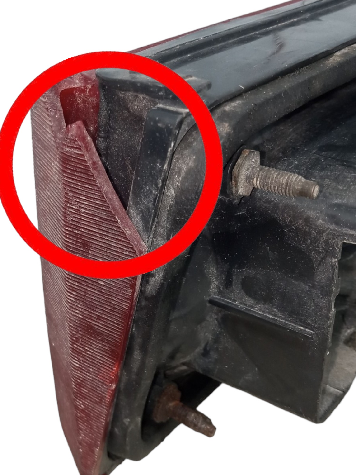 Lanterna Traseira Esquerda  Com Detalhe Vw Santana 1989 1.8 5