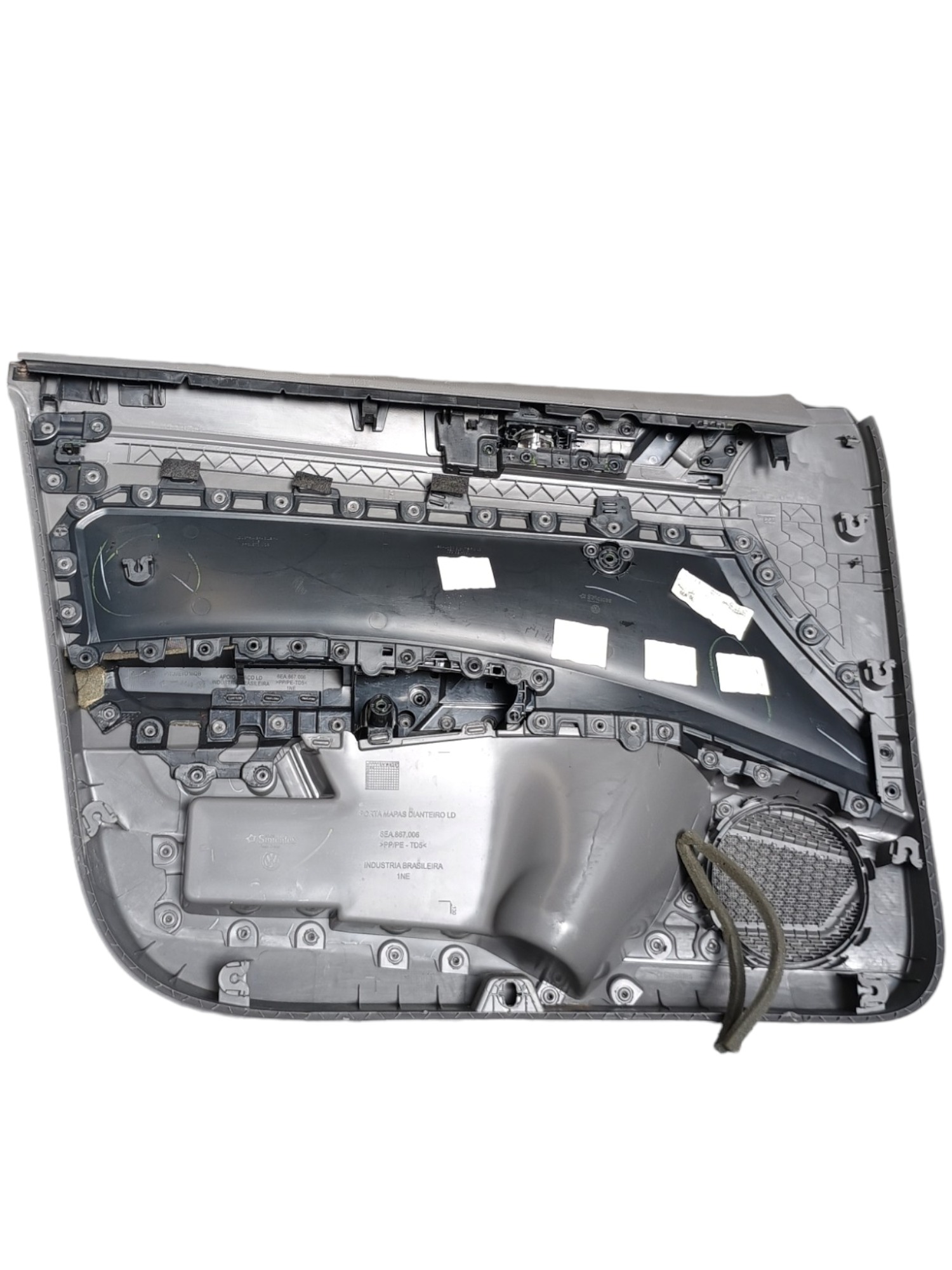 Forro Porta Dianteira Direita Vw Virtus 1.0  2018 6ea867006 Cinza 2