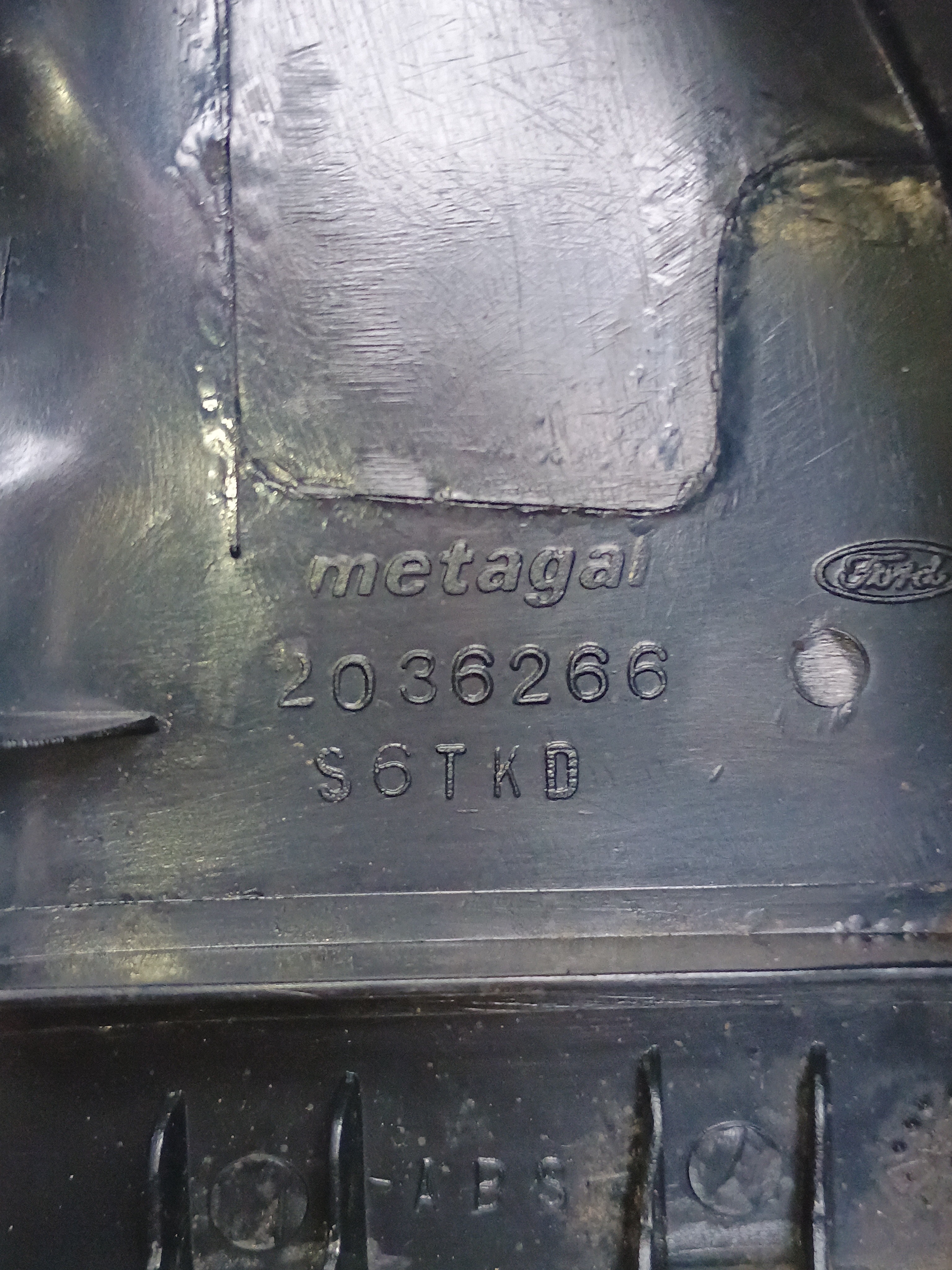 Moldura Interna Retrovisor Direito Ford Fiesta 1.0 2008 5