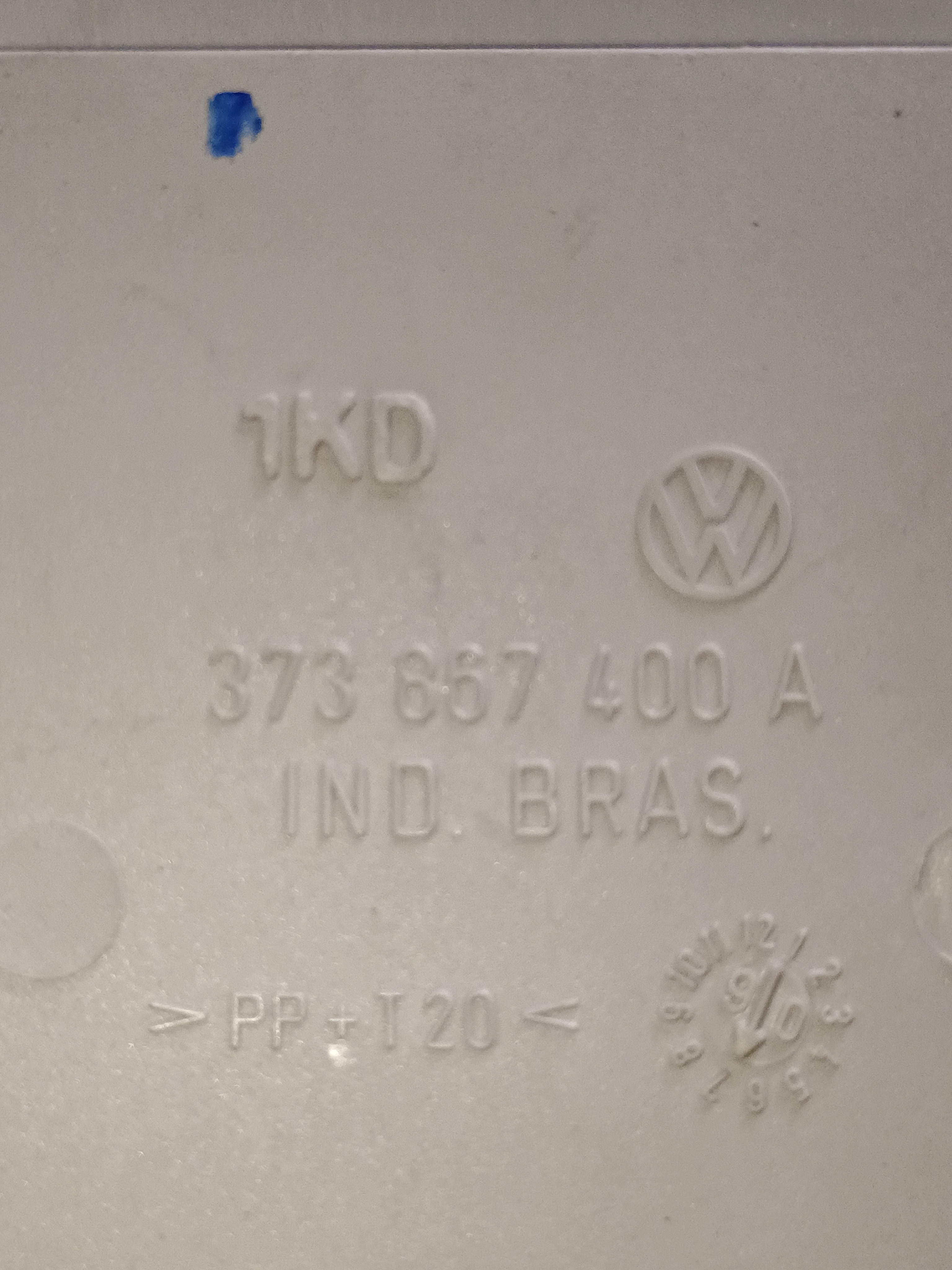 Acabamento Coluna Lateral Direito Vw Fox 2008 373867400a 3