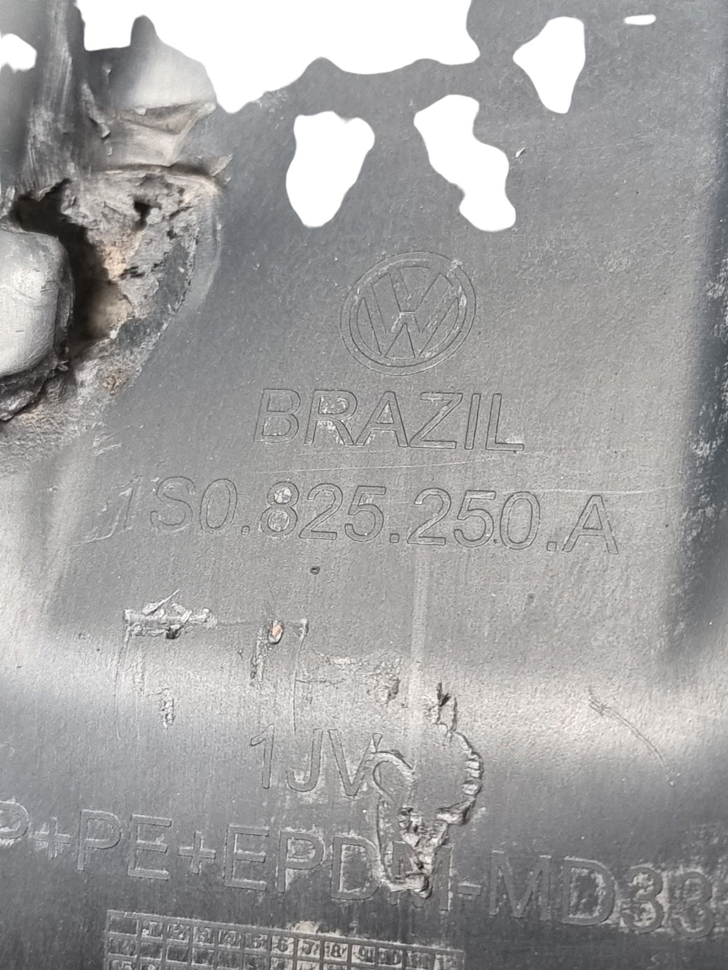 Proteção Correia Direito Volkswagen Up Take 2017 1s0825250 3