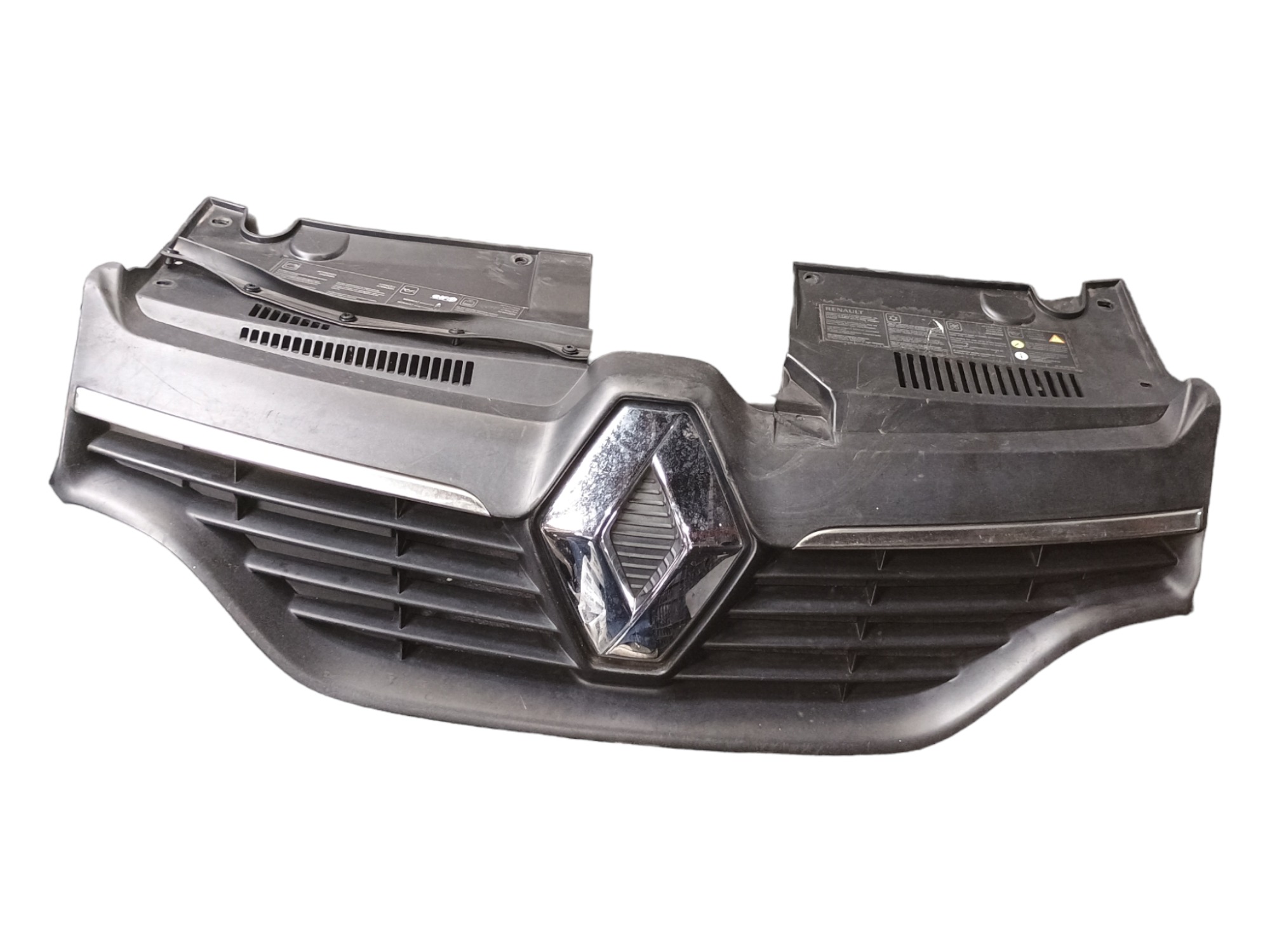 Grade Dianteira Radiador Renault Sandero 1.0 2015 623101991r Preto 2