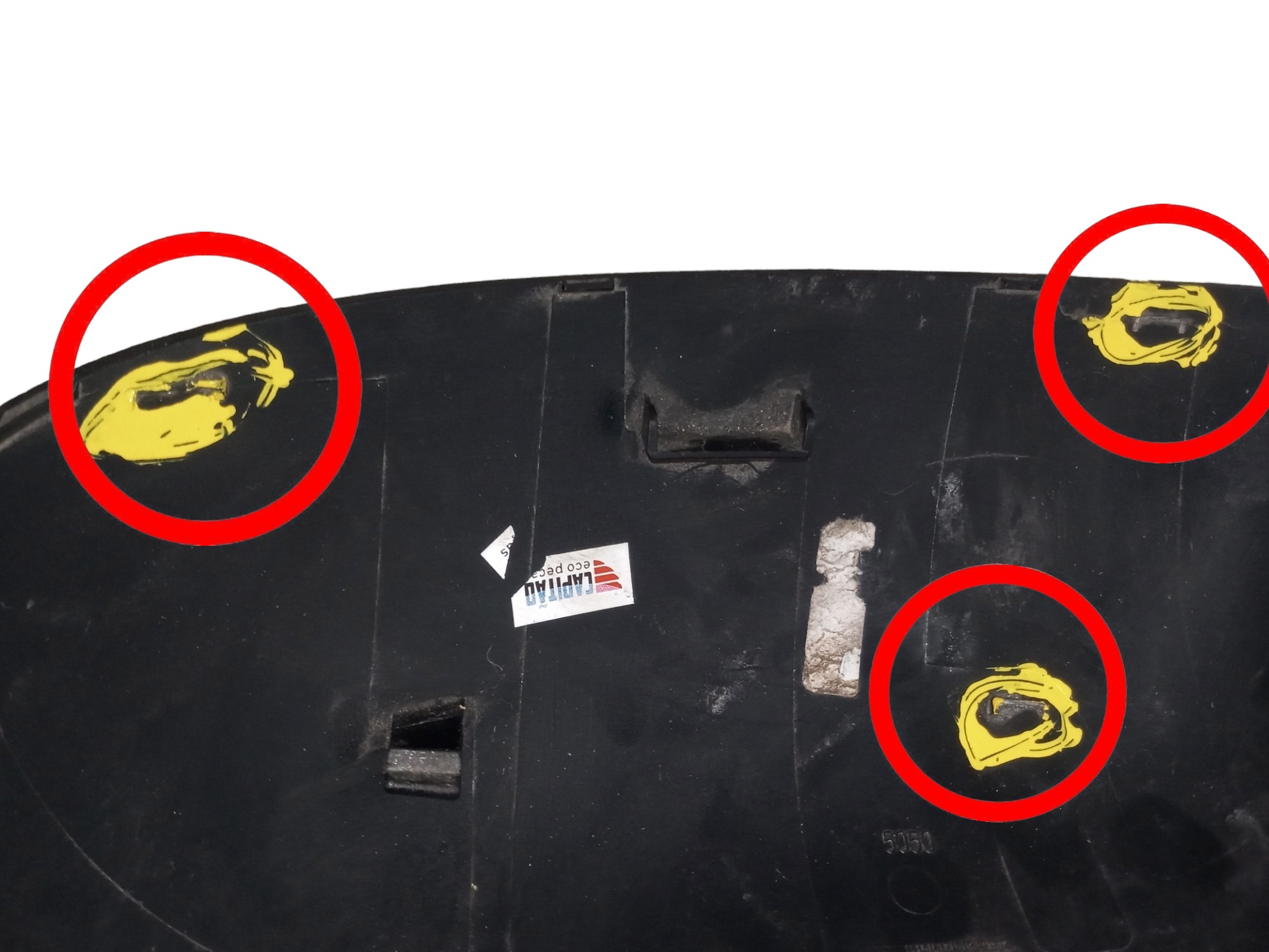 Capa Retrovisor Direito Fiat Palio 1.0 2015 Com Detalhe 5