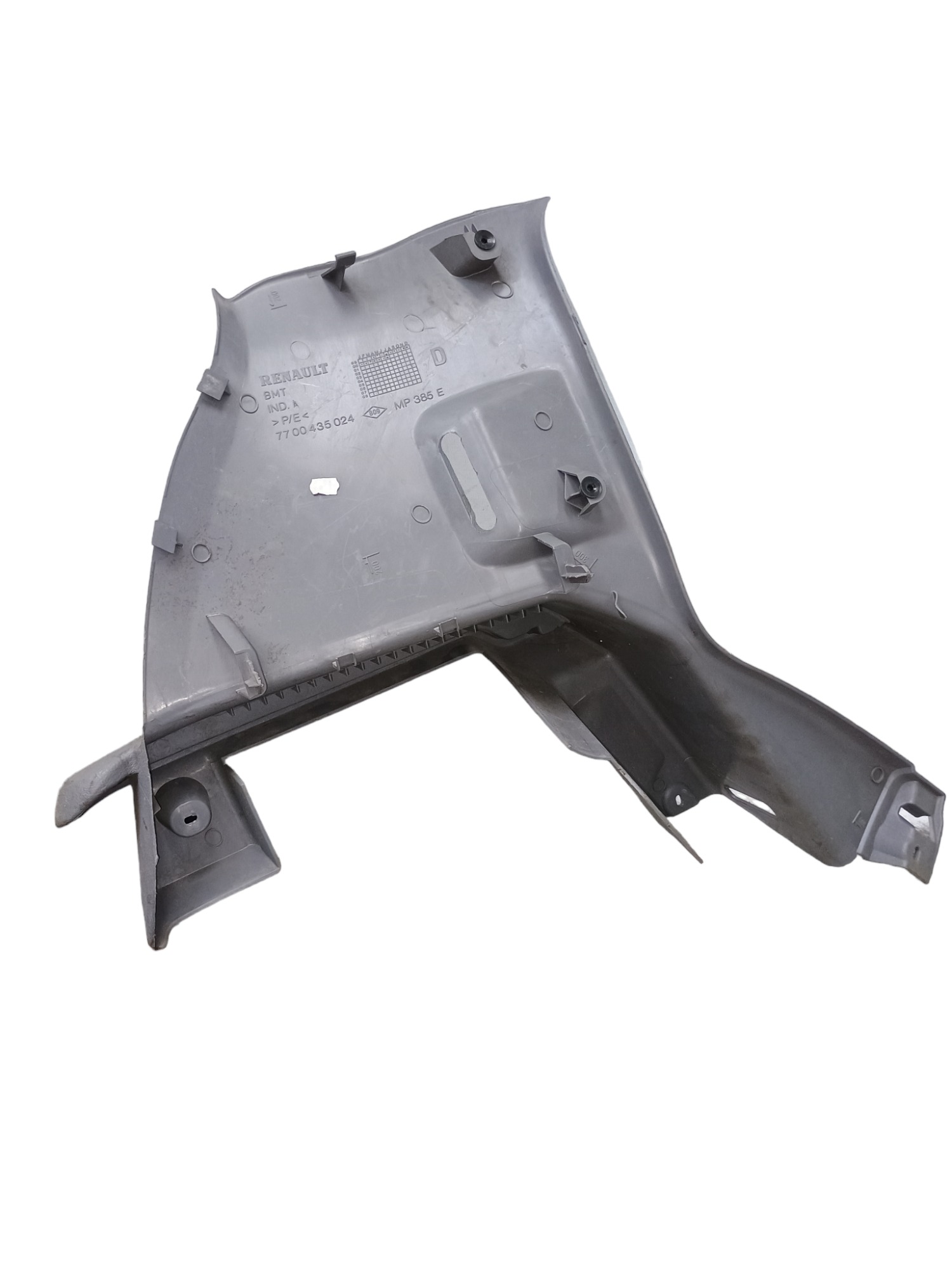 Suporte Bagagito Tampão Direito Renault Clio 2006 C/detalhe Cinza 2
