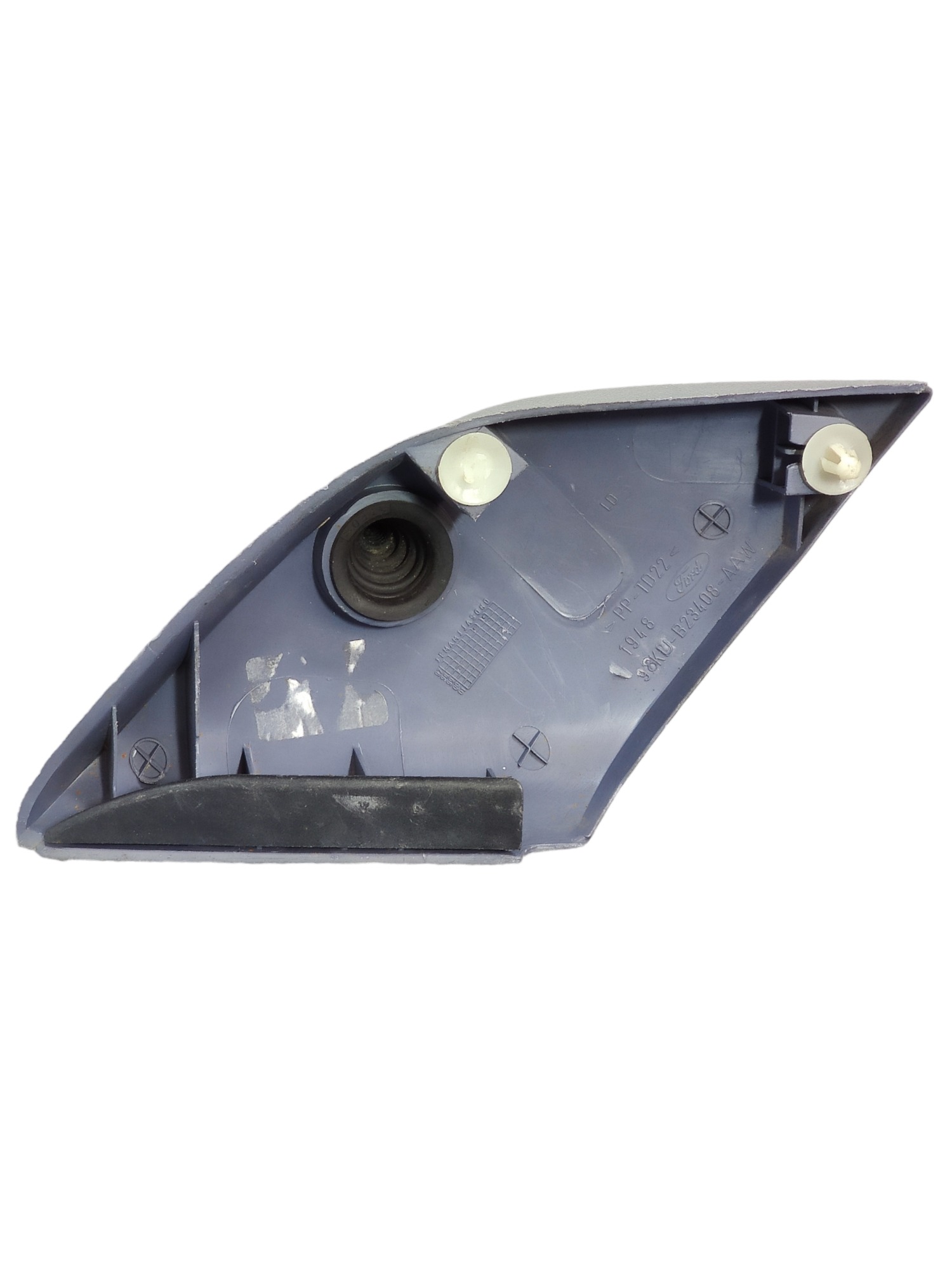 Moldura Interna Retrovisor Direito Ford Ka 1999 98kub23408 Cinza 2