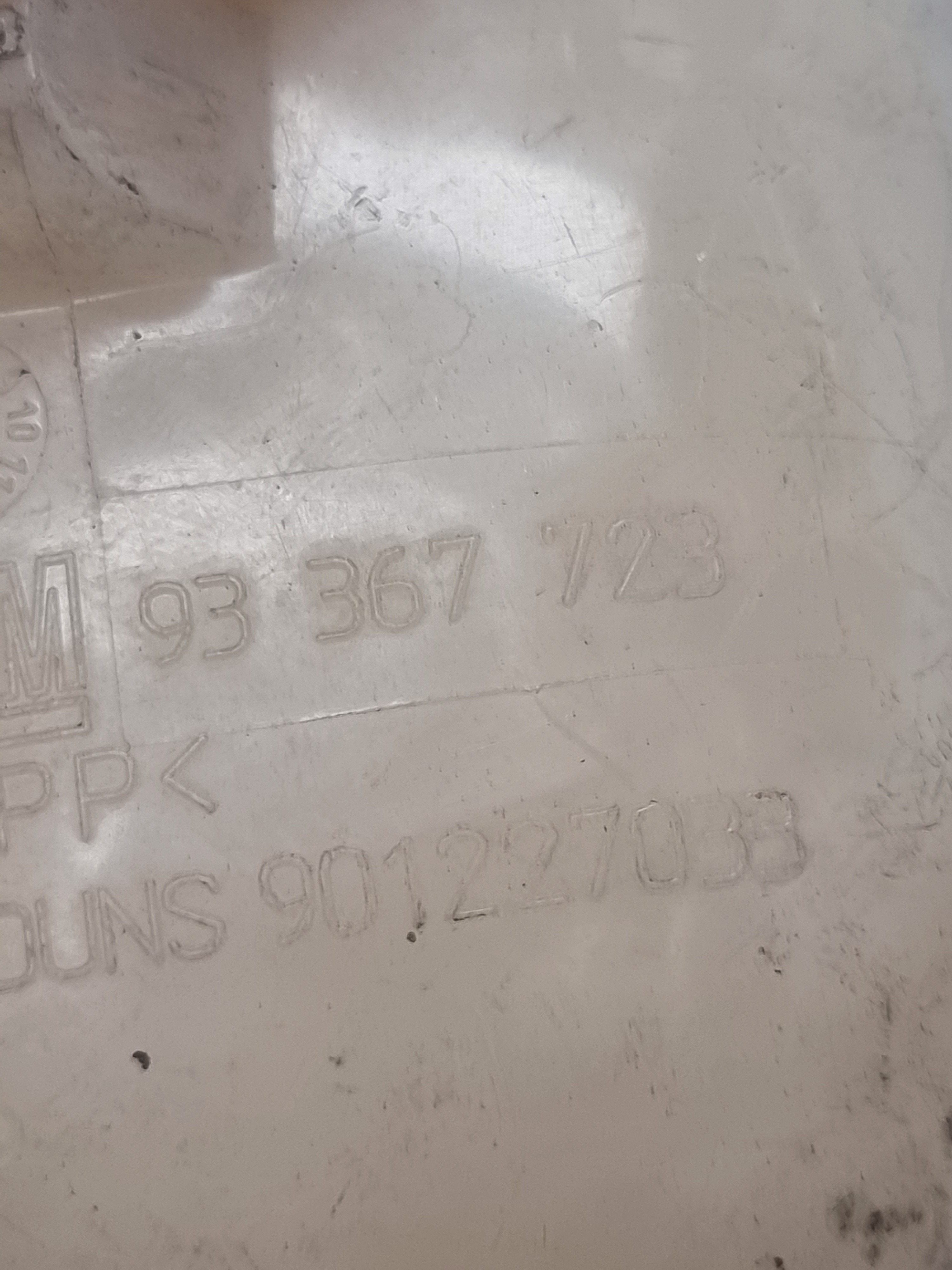 Reservatório Água Radiador Corsa Sedan 2003 93367723 4