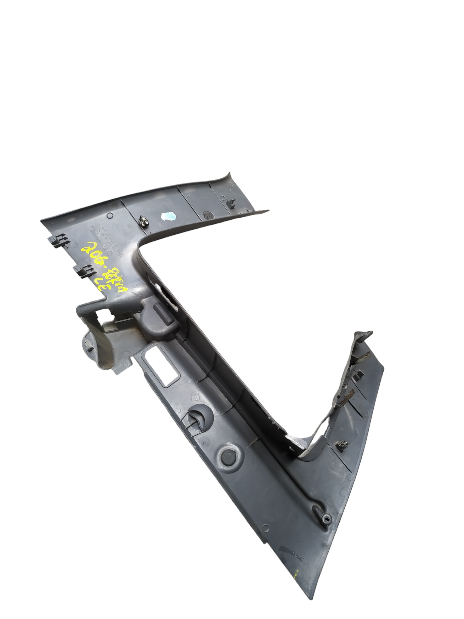 Suporte Bagagito Esquerdo Peugeot 206 2007 Cinza 2
