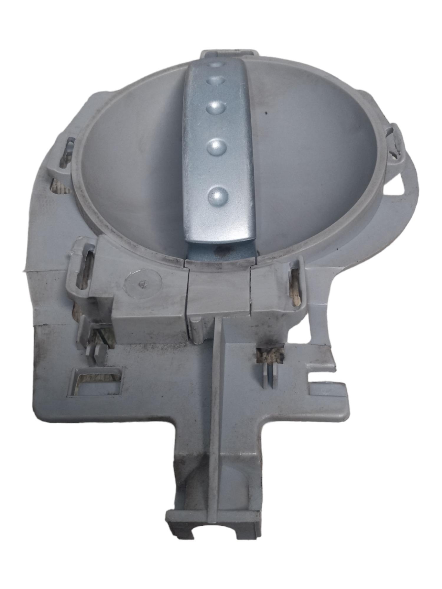 Maçaneta Interna Porta Dian Esq Citroen C3 Excl 1.6 16v 2004 Prata Dianteira 2
