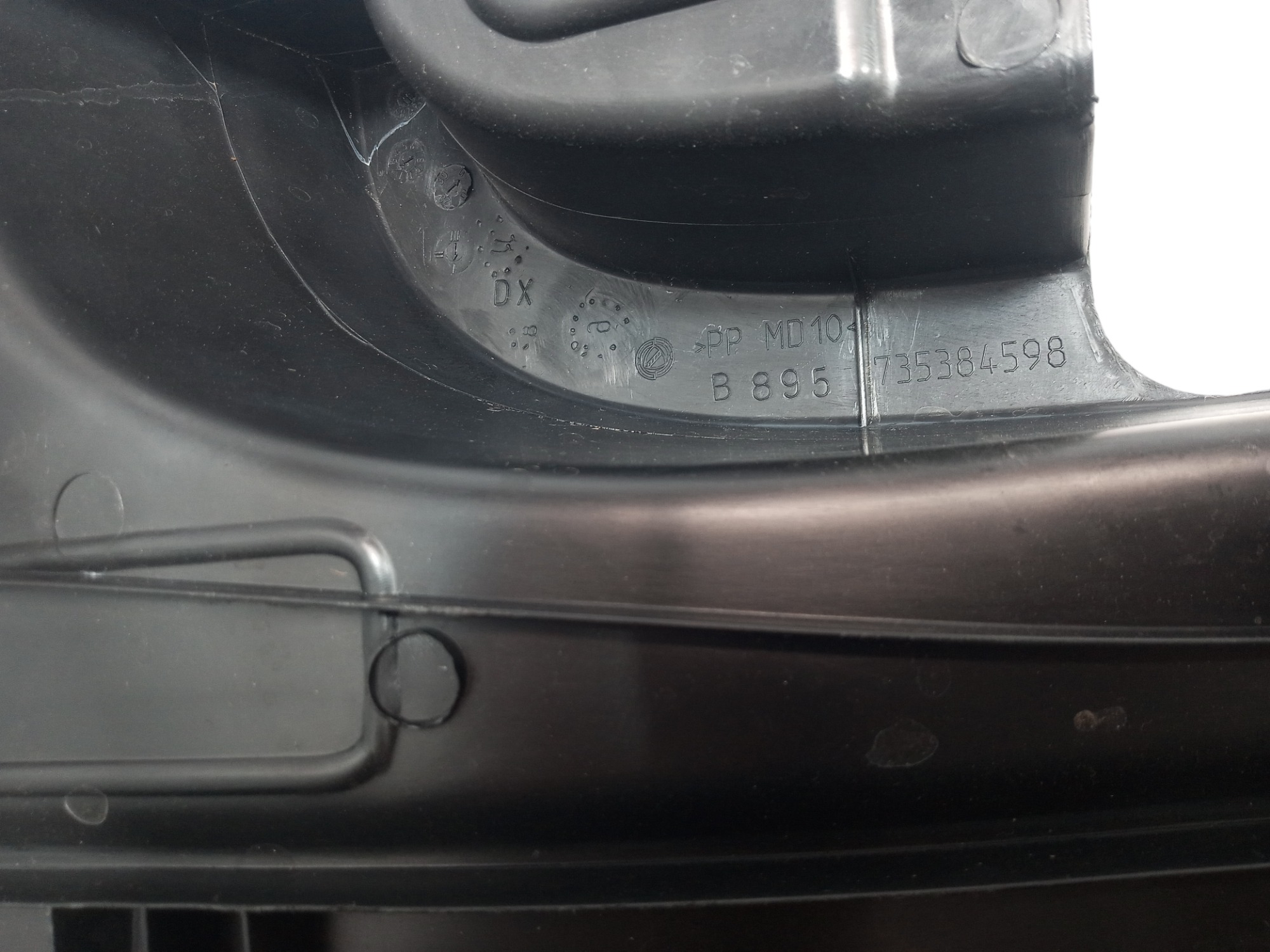 Soleira Porta Traseira Direita Fiat Bravo 1.8 2012 Preta 3
