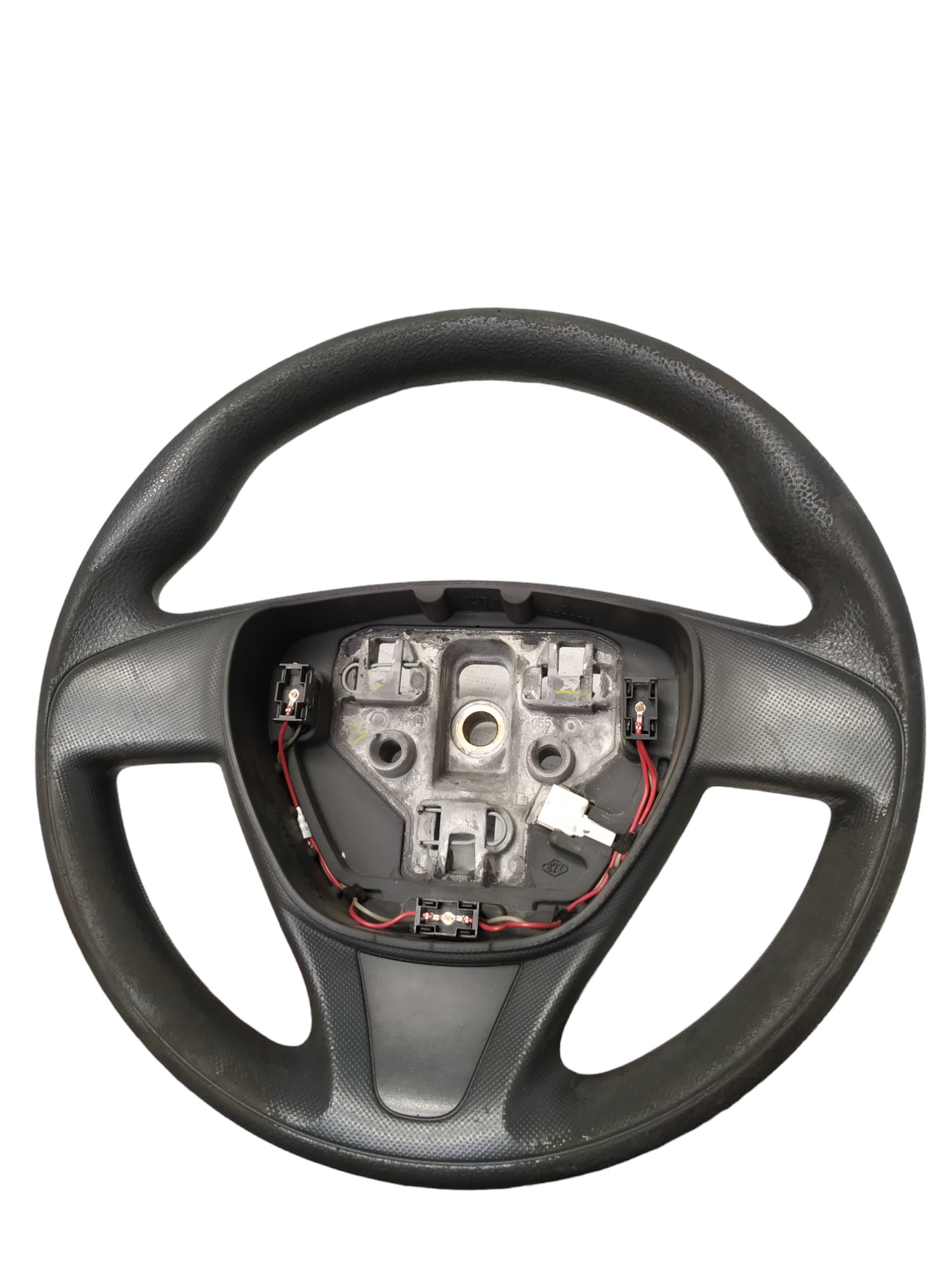 Volante Direção Renault Sandero 2018 Com Detalhe  Cinza