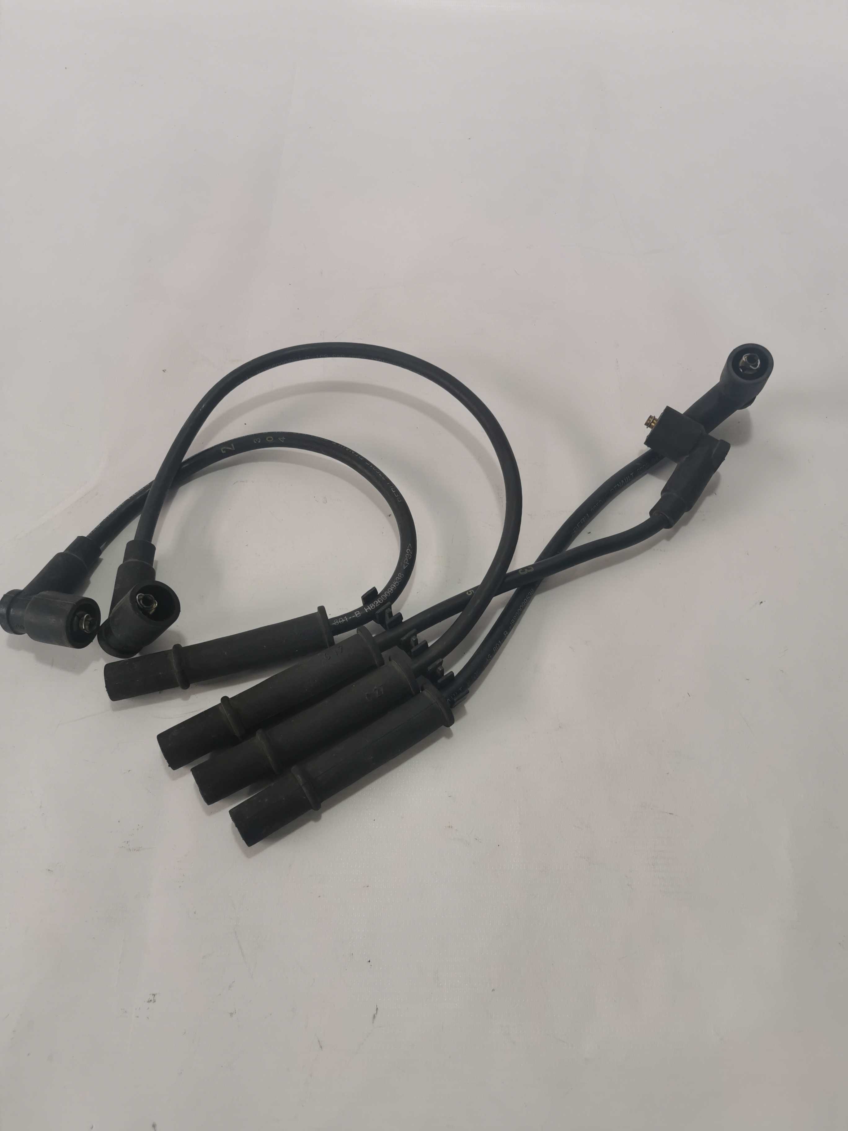 Kit Cabos De Vela Sandero Stepway 8200099538 Preto Preto 2