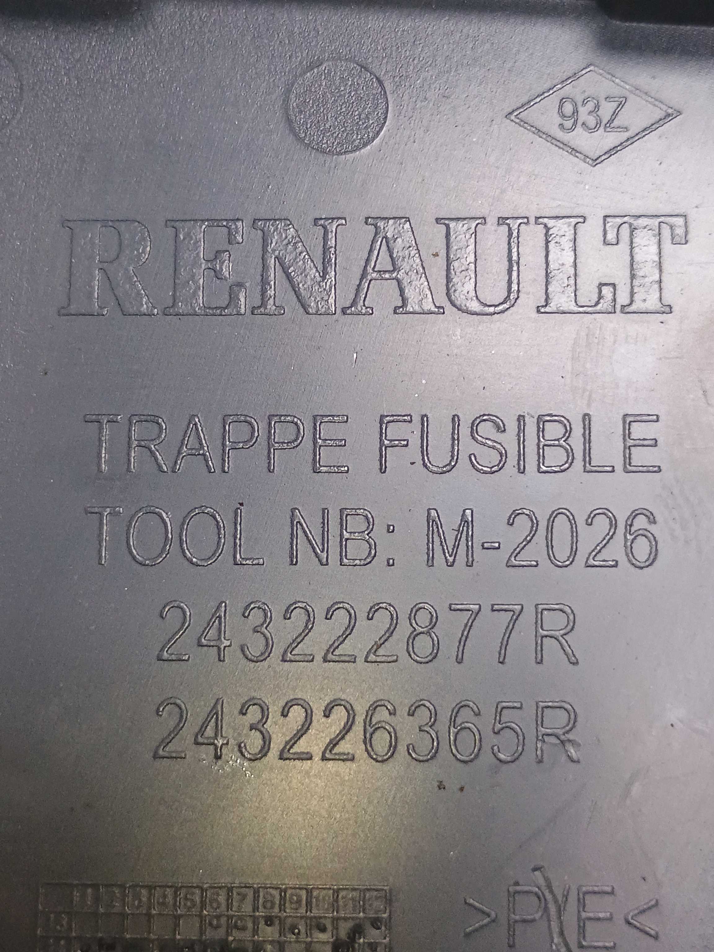Tampa Caixa Fusíveis Renault Sandero 1.0 16v 2015  243222877 3