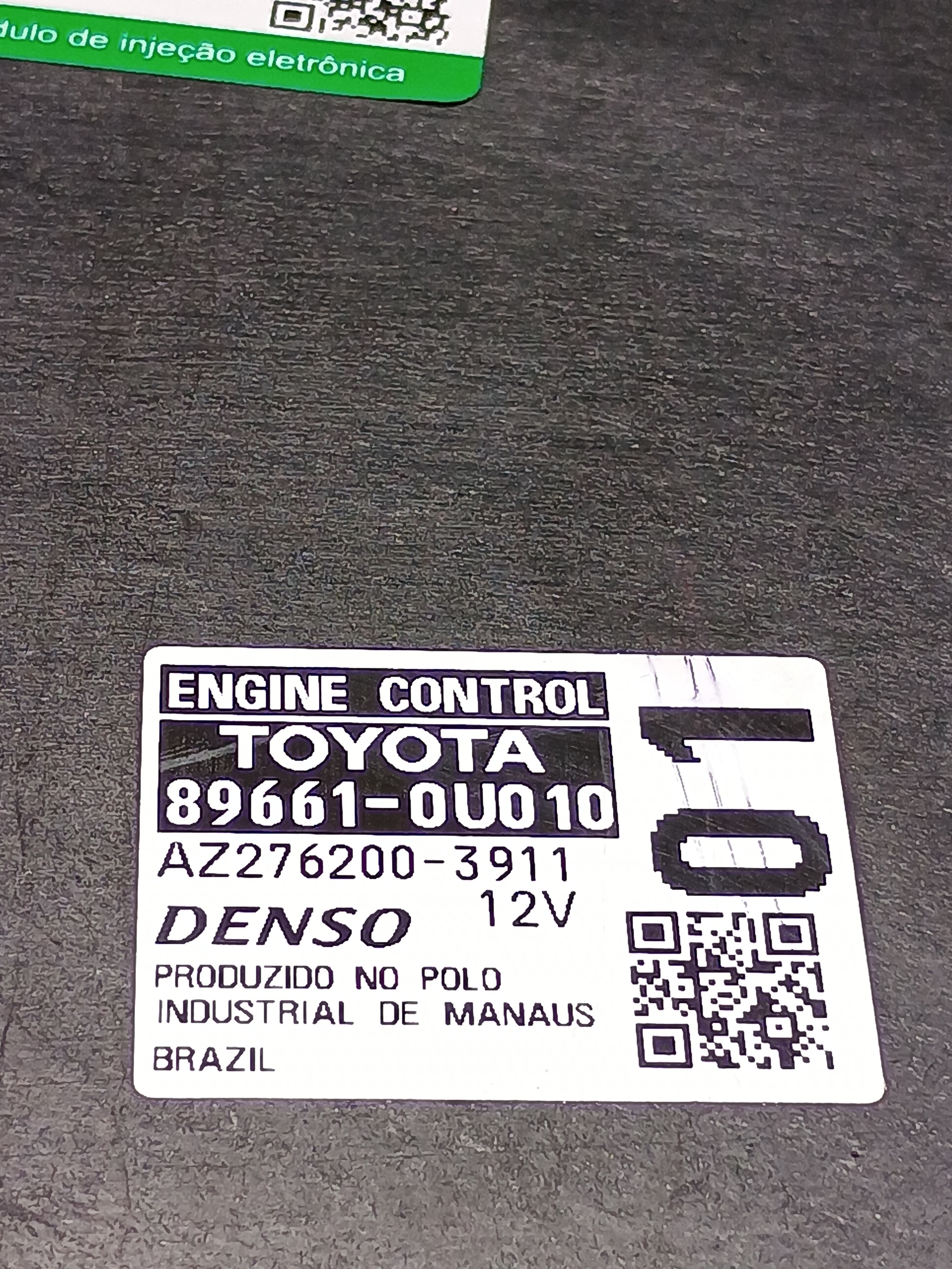 Módulo Injeção Eletrônica Toyota Yaris Sedan 1.5 16v 2020 4