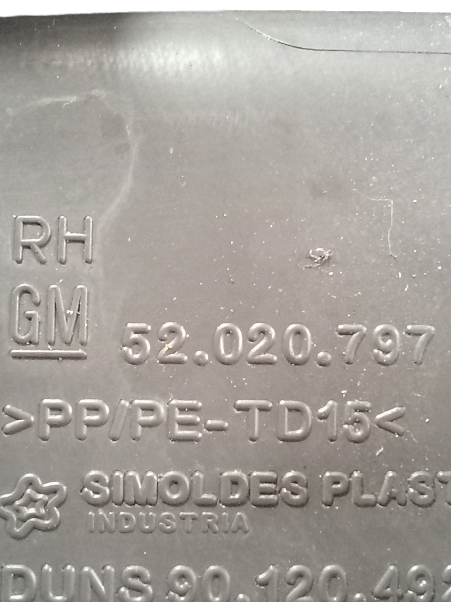 Moldura Botão Vidro Traseiro Direito Spin 2014 52020797 4